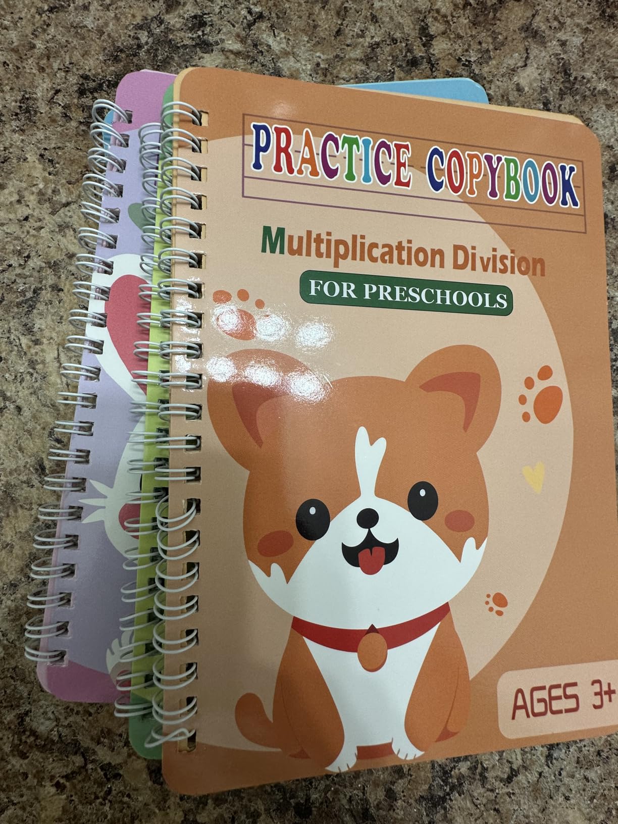 Magic Grooved Practice Copybook 5 Pack with Pens, Groove Reusable Magical Handwriting Workbooks, Tracing Letters Numbers, Math, Kindergarten Sight Words for Kids Ages 3-8 for Preschool (5books+Pens) customer photo 1