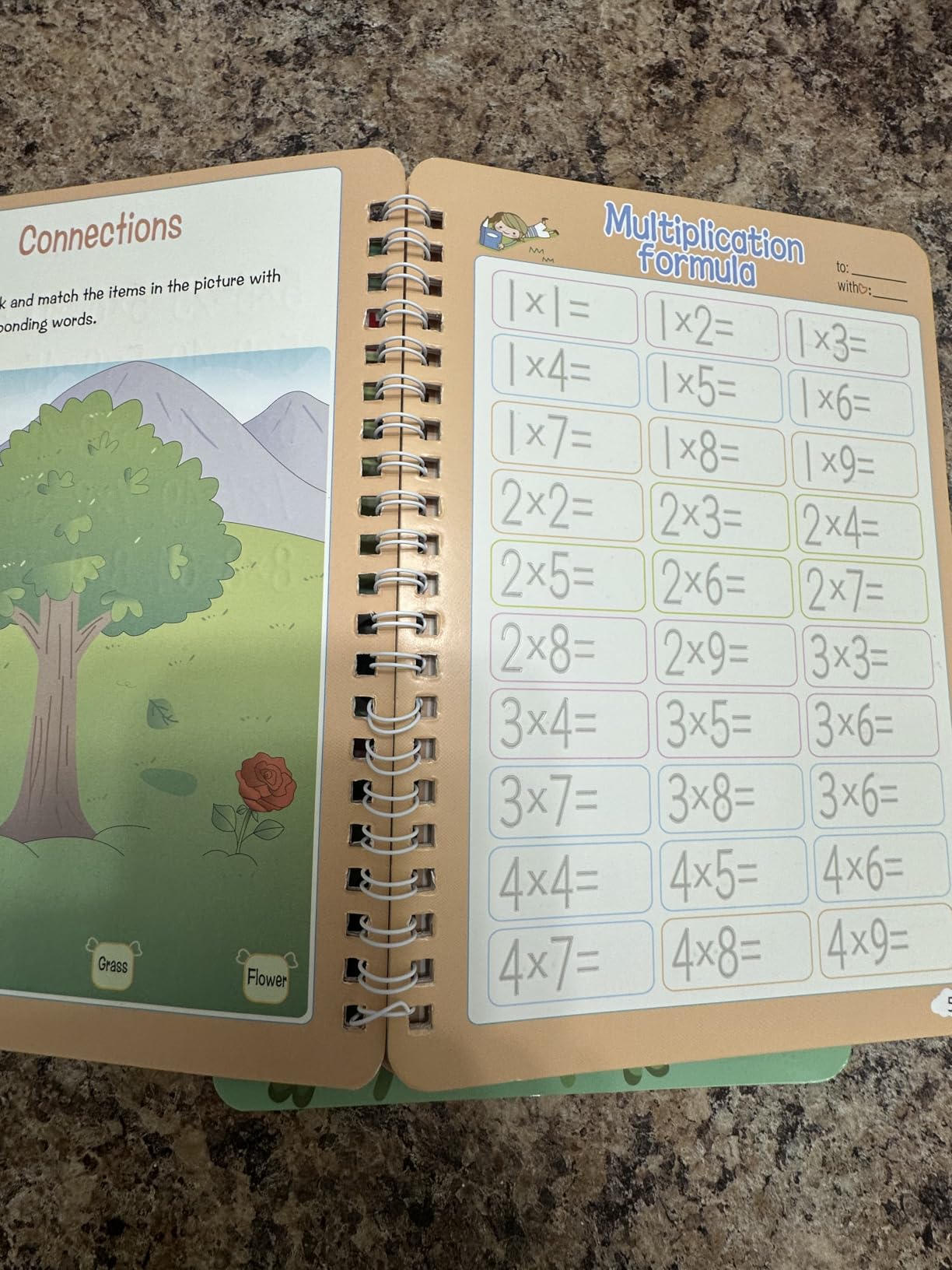Magic Grooved Practice Copybook 5 Pack with Pens, Groove Reusable Magical Handwriting Workbooks, Tracing Letters Numbers, Math, Kindergarten Sight Words for Kids Ages 3-8 for Preschool (5books+Pens) customer photo 2