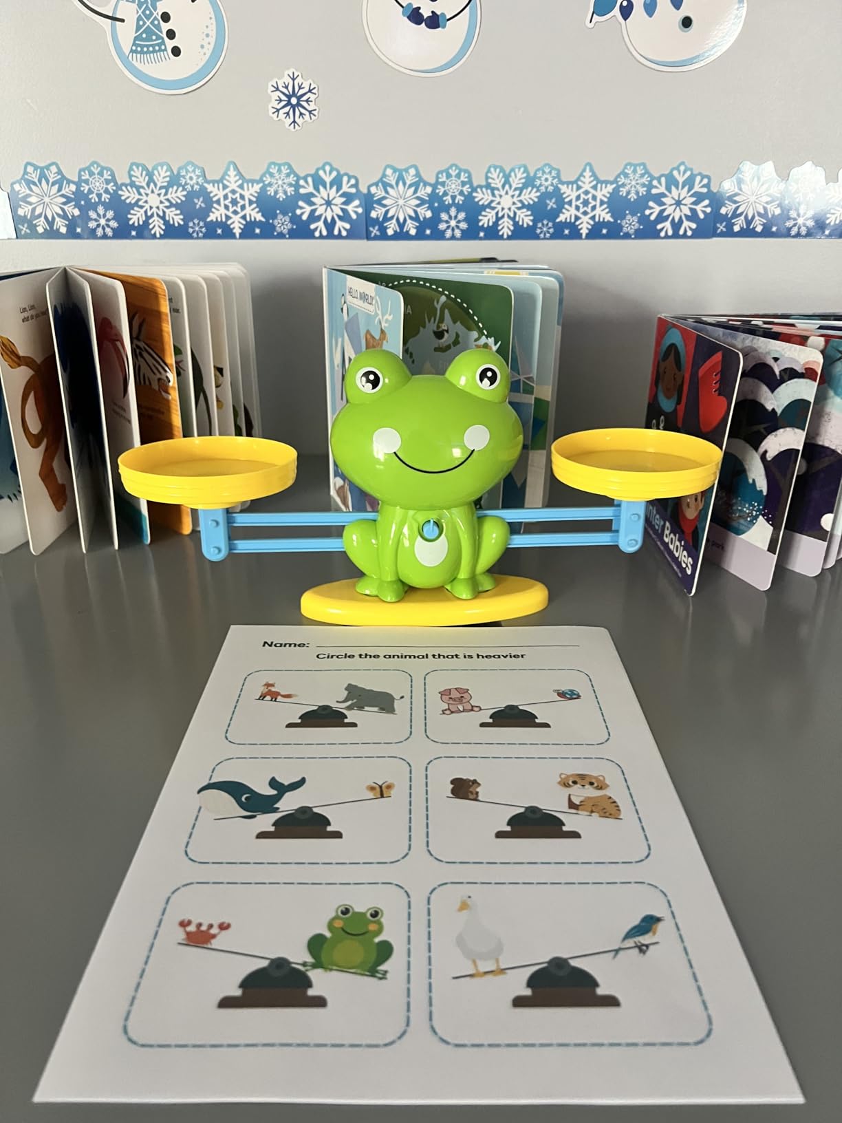 Frog Balance Counting Toys, Cool Math Learning Games for Boys and Girls, Educational Number Preschool Toy, Fun Children's Gift STEM Math Games for Kids Age 3+ (63 PCS) customer photo 1