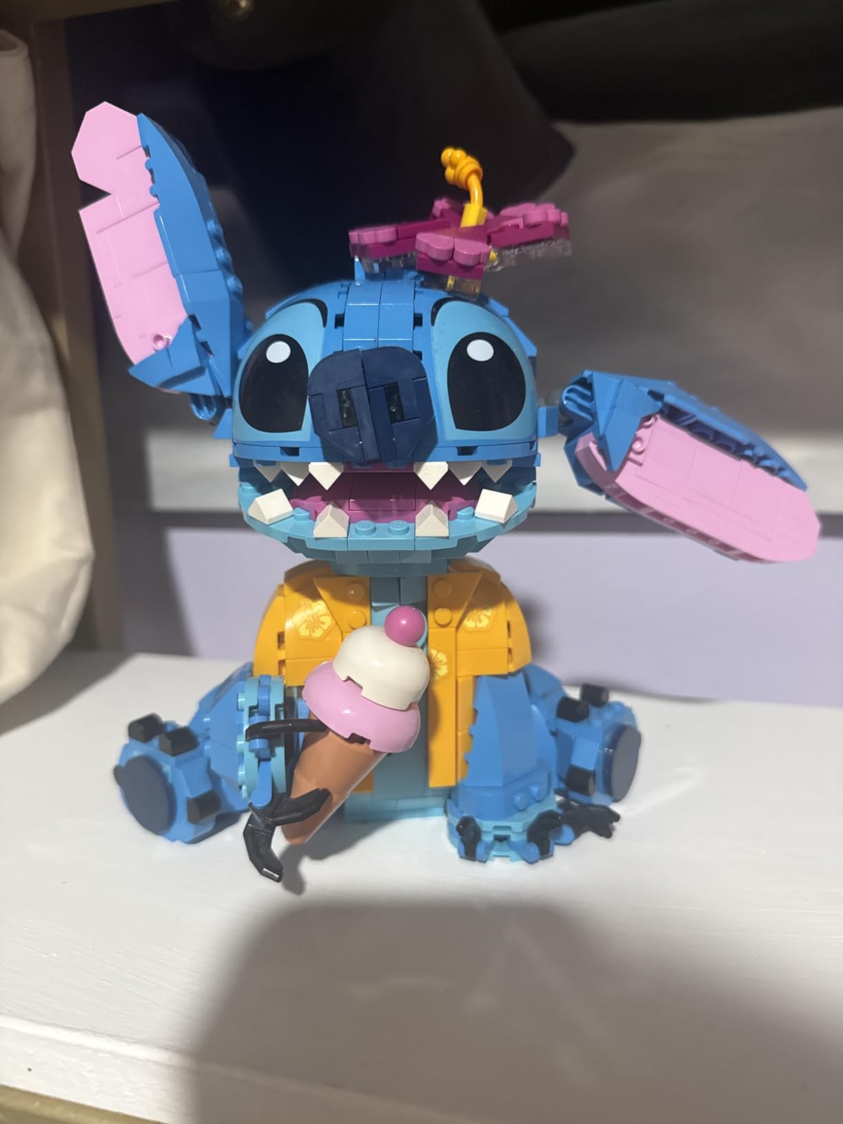 LEGO Disney Stitch Toy Building Kit, Disney Toy for 9 Year Old Kids, Buildable Figure with Ice Cream Cone, Fun Gift for Girls, Boys and Lovers of The Hit Movie Lilo and Stitch, 43249 customer photo 1