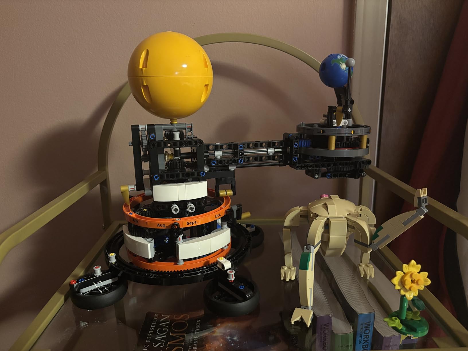 LEGO Technic Planet Earth and Moon in Orbit Building Set, Outer Space Birthday Gift for 10 Year Olds, Solar System Toy for Imaginative, Independent Play, Room Décor for Boys & Girls, 42179 customer photo 1