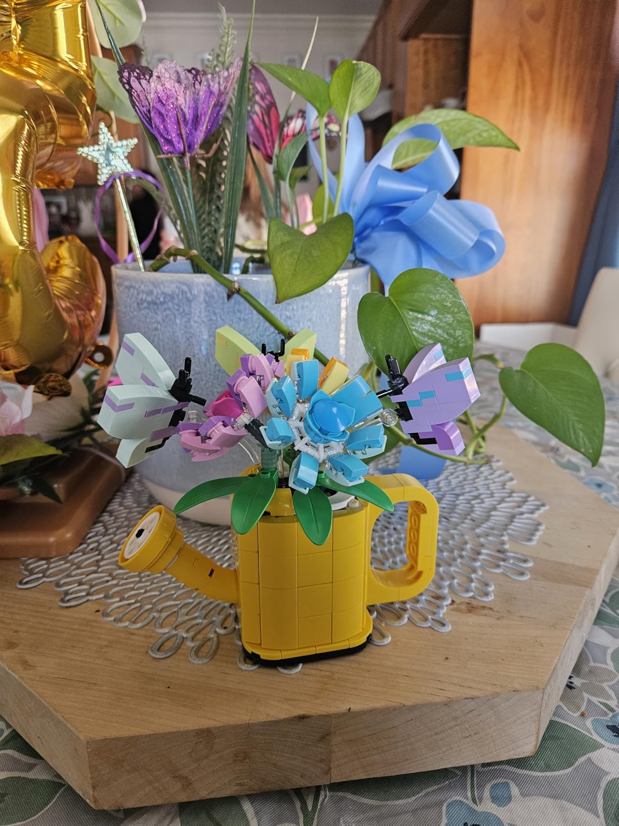 LEGO Creator 3 in 1 Flowers in Watering Can Building Toy (31149) customer photo 1