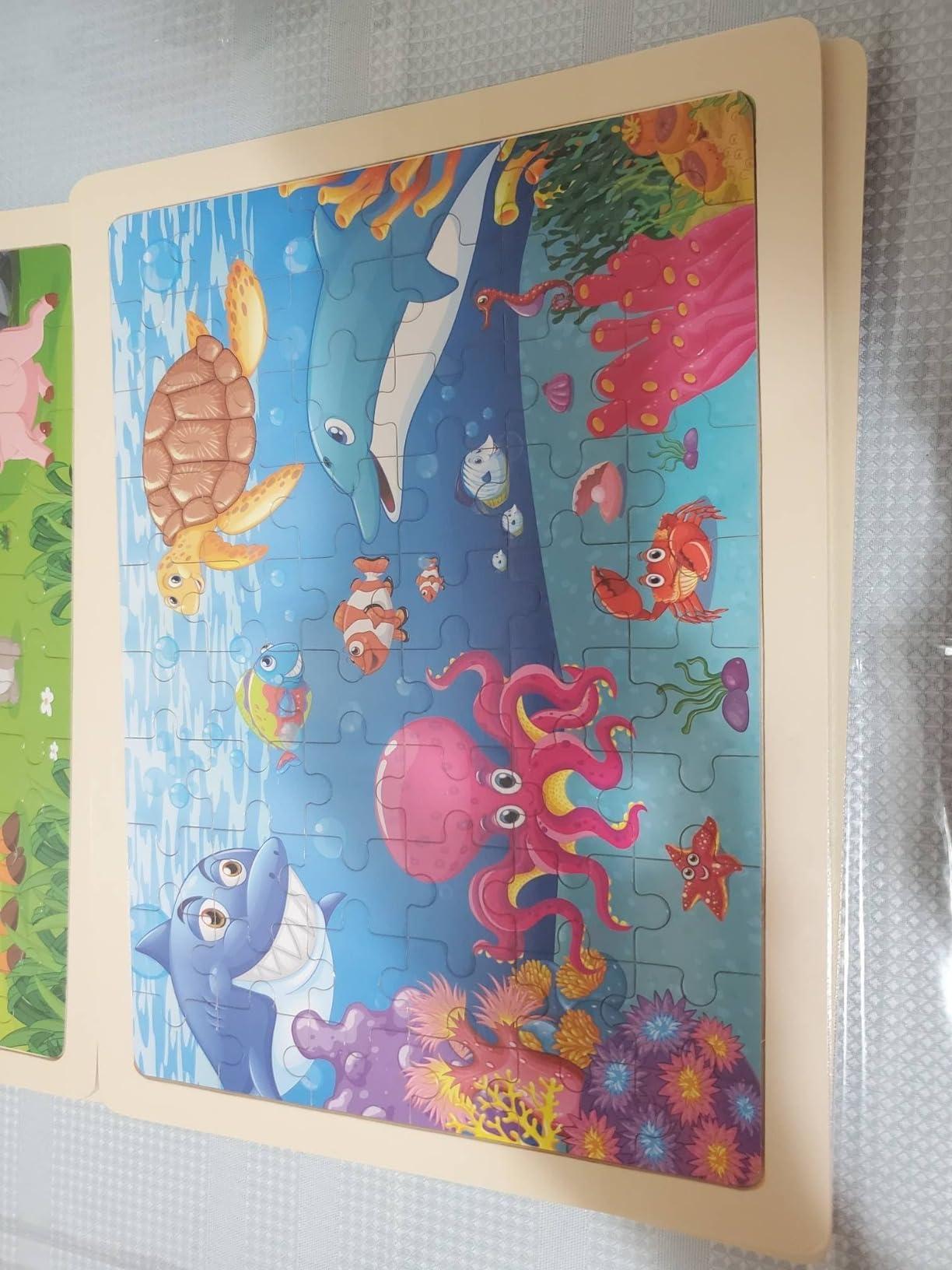 SYNARRY Wooden Puzzles for Kids Ages 4-6, 6 Packs 60 PCs Jigsaw Puzzles Preschool Educational Toys customer photo 2