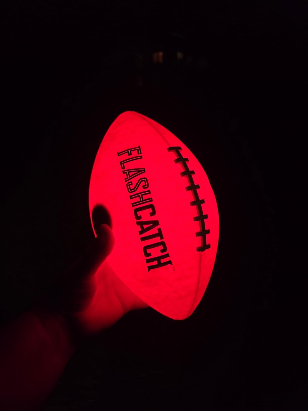 Light Up Football - Glow in the Dark Ball - NO 6 - Boys Gifts - Outdoor Sports, Birthday Gifts for Boys 8-15+ Year Old - Kids Teenage Youth Gift Ideas - Boy Toys Stuff Ages 8 9 10 11 12 13 14 15 customer photo 1