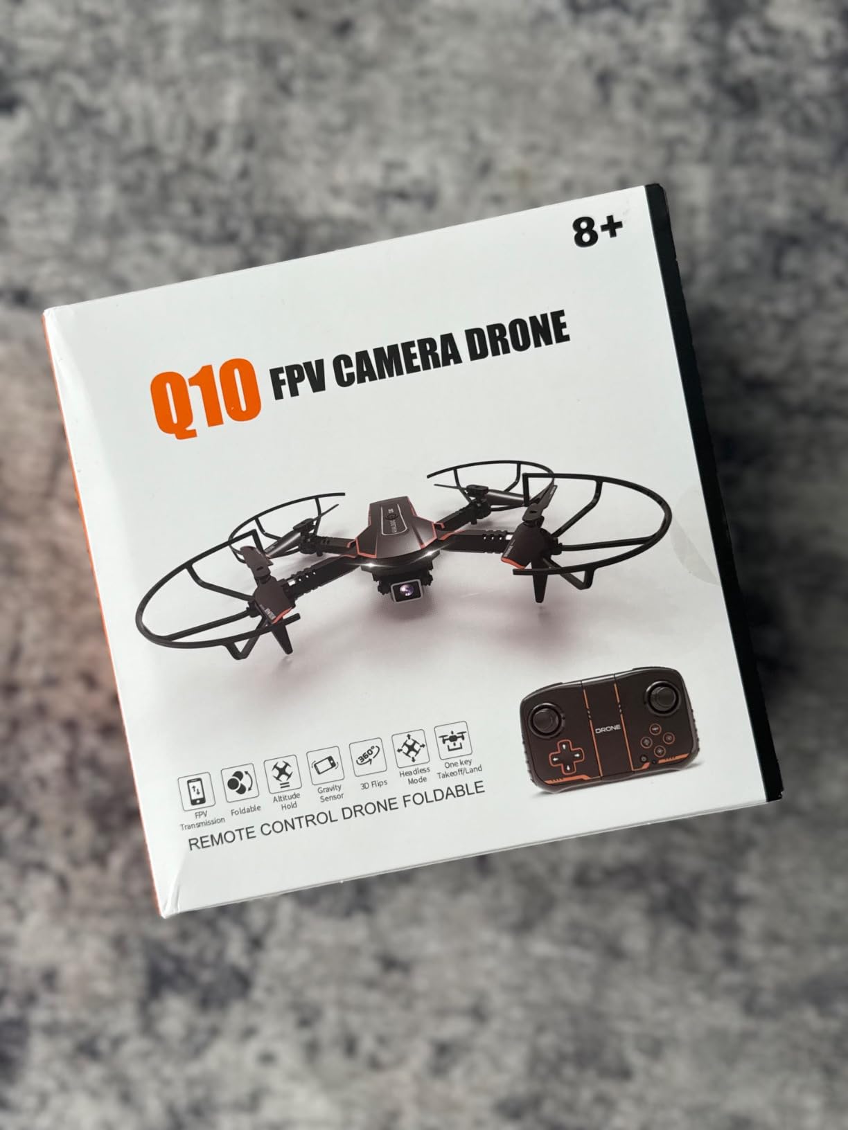 AVIALOGIC Mini Drone with Camera for Kids, RC Helicopter FPV RC Quadcopter with 1080P HD Live Video Camera, Altitude Hold, Gravity Control, 2 Batteries, Birthday and Xmas Gifts Toys for Boys Girls, Silver customer photo 2