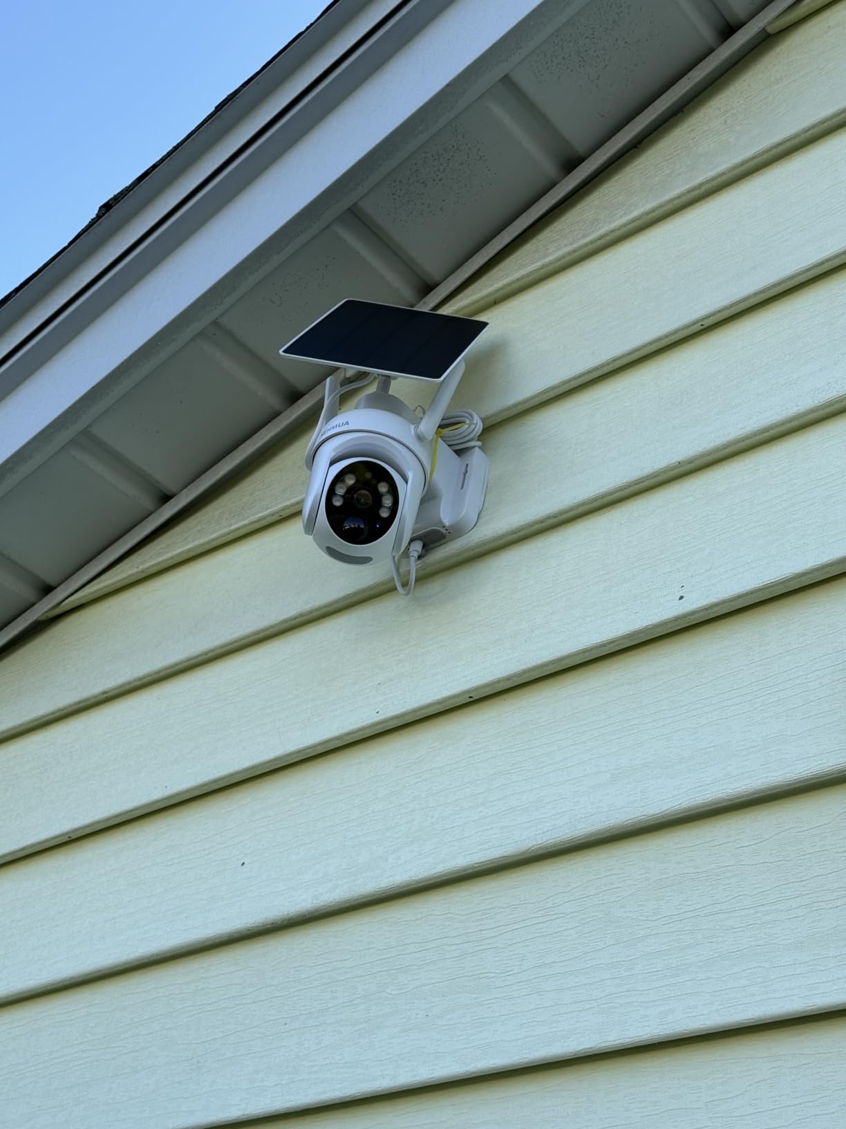 SEHMUA 2K Solar Security Cameras Wireless Outdoor, 2 Pack 360 degree View Pan/Tilt WiFi Security Camera Outside with Color Night Vision,Easy to Install, PIR Alarm, 2-Way Audio customer photo 1