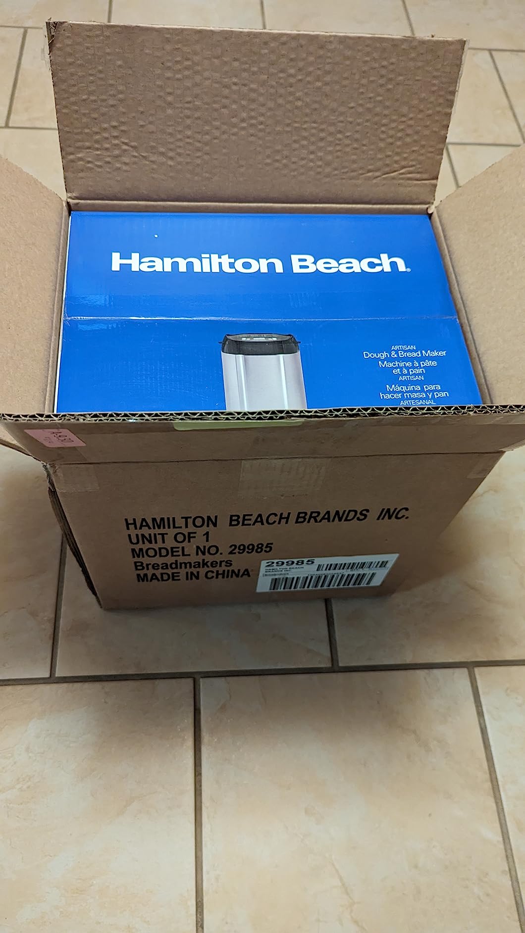 Hamilton Beach Digital Electric Bread Maker Machine Artisan and Gluten-Free, 2 lbs (29987) customer photo 2