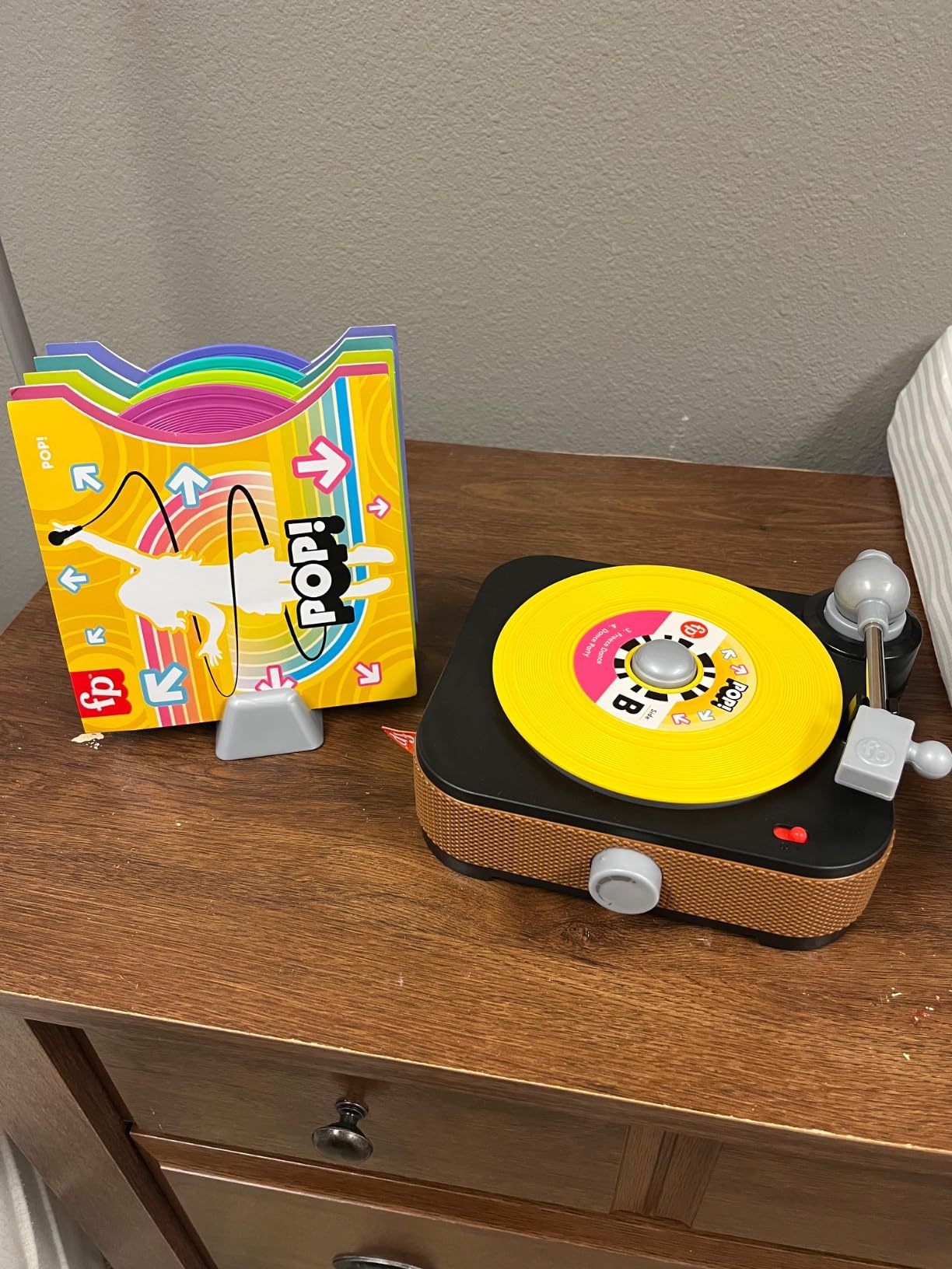 Fisher-Price Musical Toy, Rockin' Record Player for Preschool Pretend Play for Kids Ages 3+ Years customer photo 2