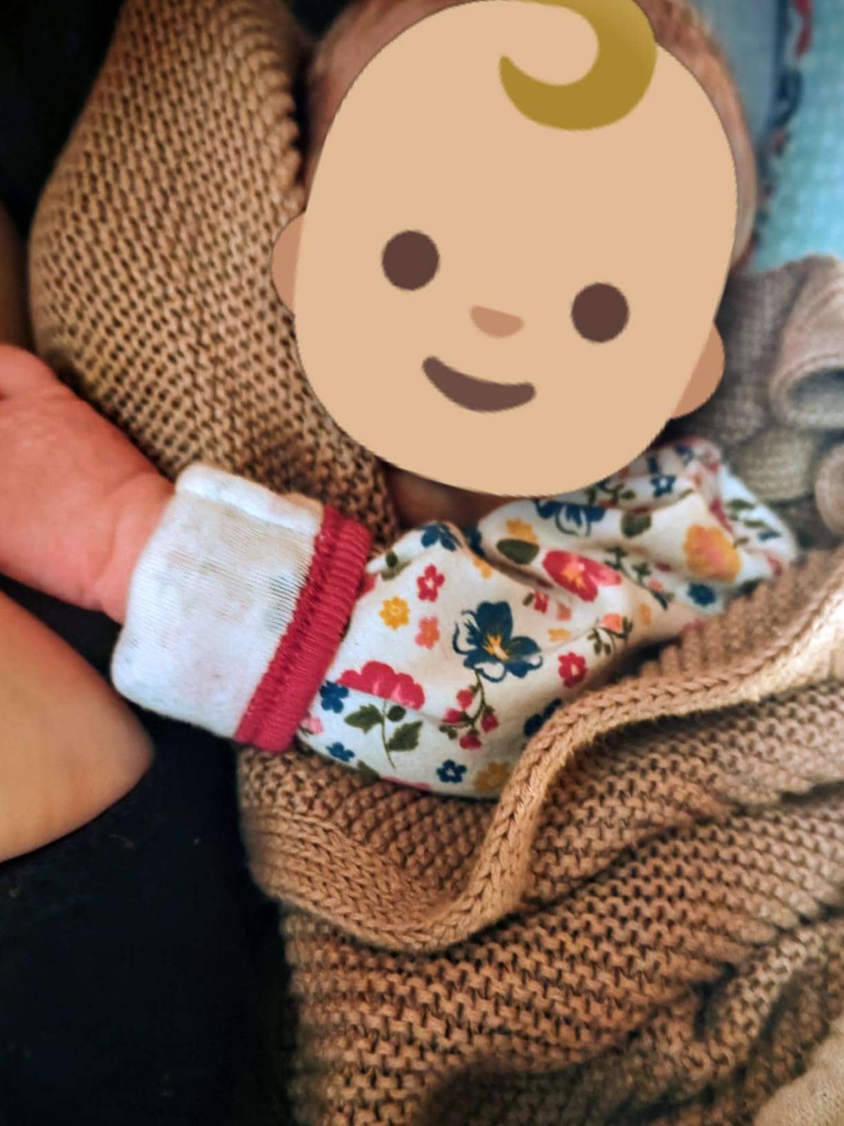 100% Luxury Organic Cotton Pointelle Knit Baby Quilt Blanket - Refined Lightweight Heirloom Nursery Essential (Pointelle - Oatmeal) customer photo 2
