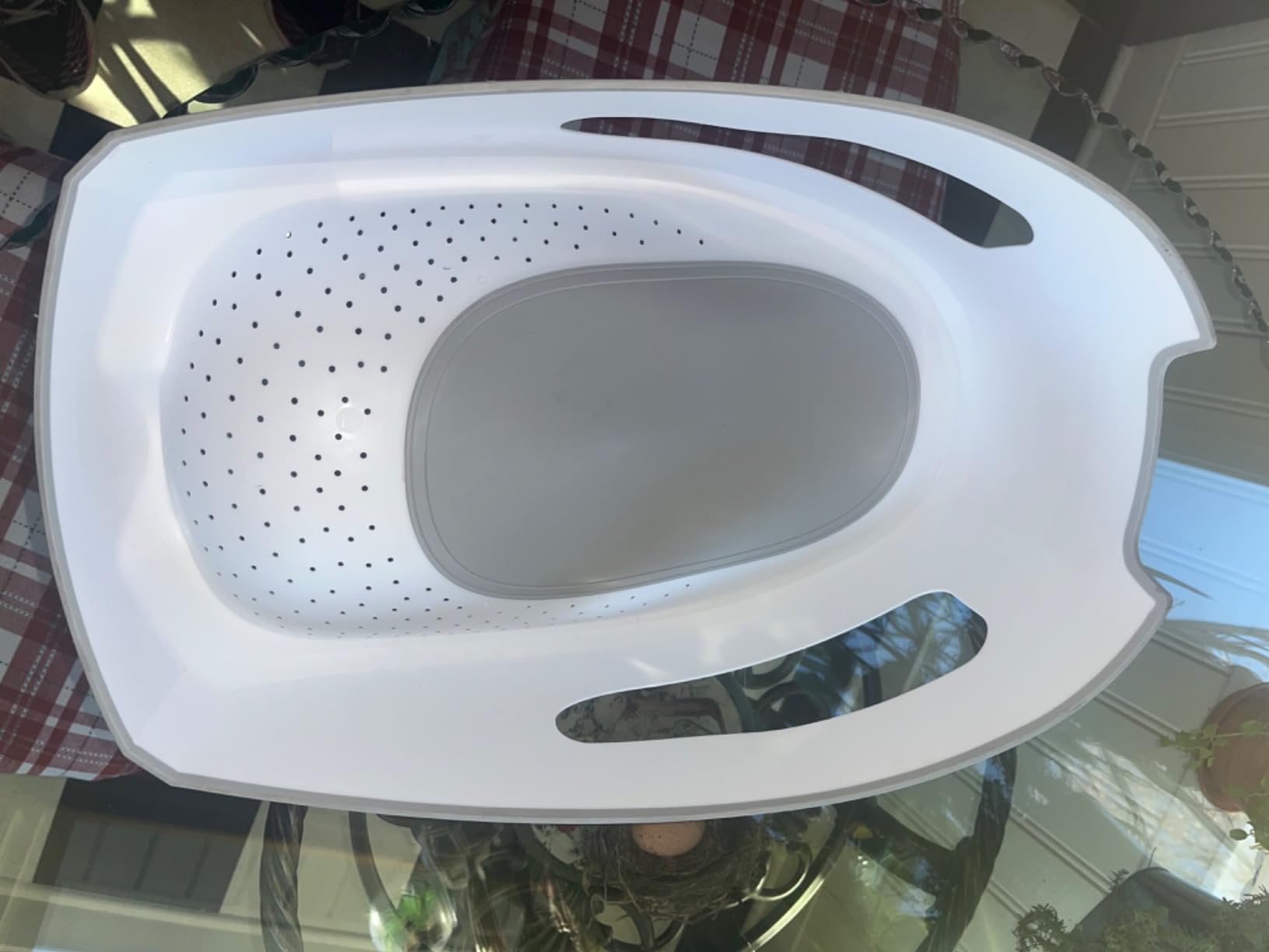 Ingenuity Easy Rinse Bather Baby Bath Seat, Non-Slip Soft Support, 0-6 Months, Up to 20 lbs customer photo 1