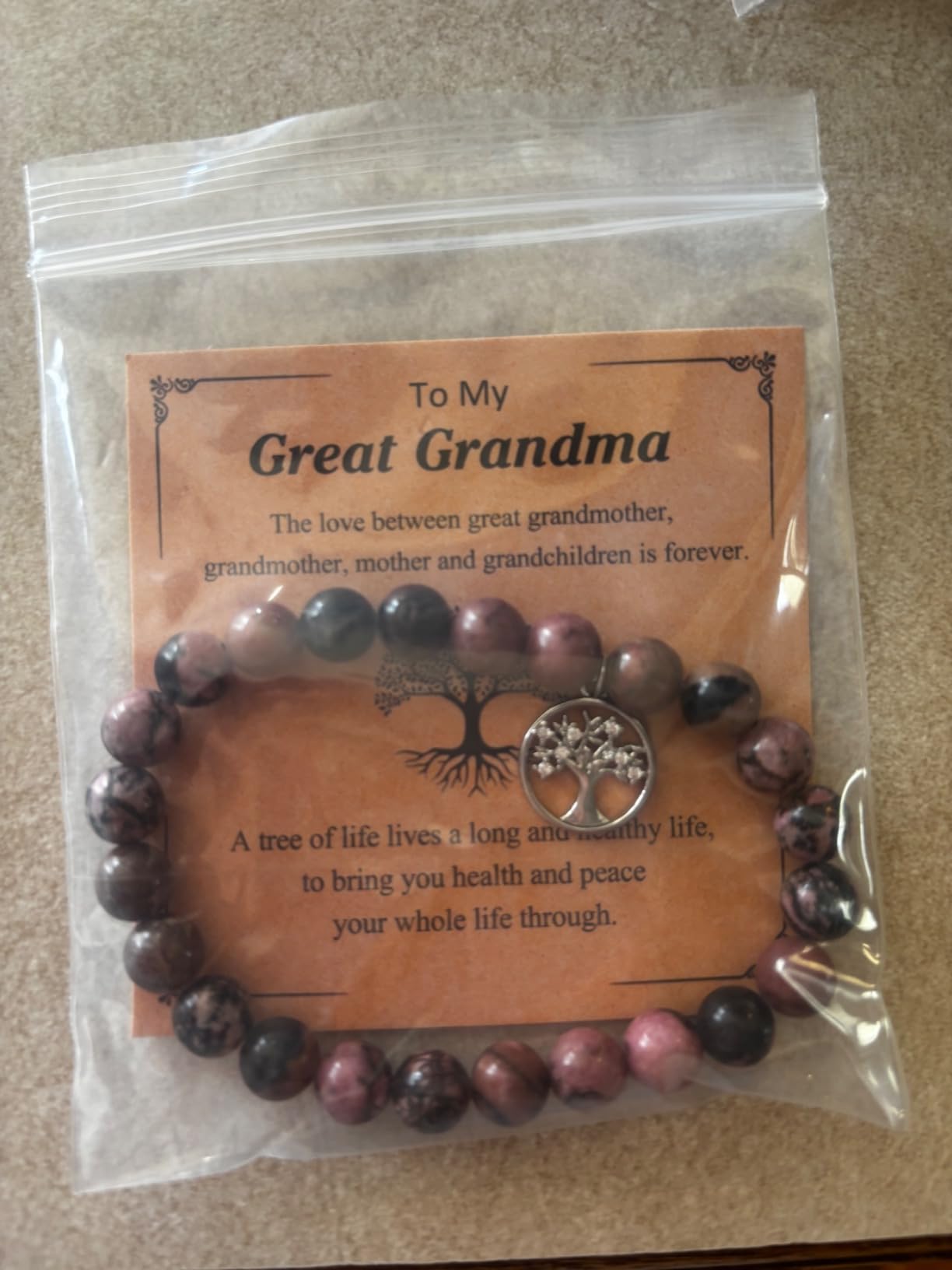 UNGENT THEM Tree of Life Bracelet for Women, Gifts for Grandma, Nana, Mother in Law, Mom, Gigi, Mimi, Aunt, Sister in Law, Teacher, Birthday Christmas Wedding Mothers' Day Gifts customer photo 1
