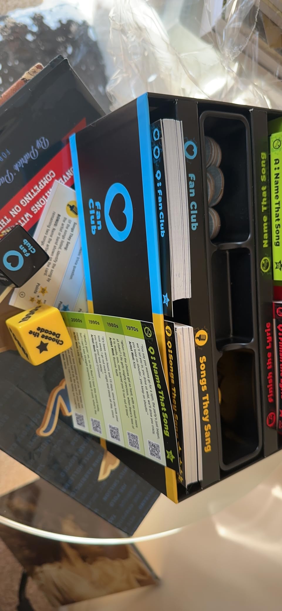 SongFest! Music Trivia Party Game | Song Hint QR Codes Play Music You Remember | 1000 ?'s | 70s Thru Today | 4 Fun Challenge Categories for Adult & Family Game Night customer photo 1
