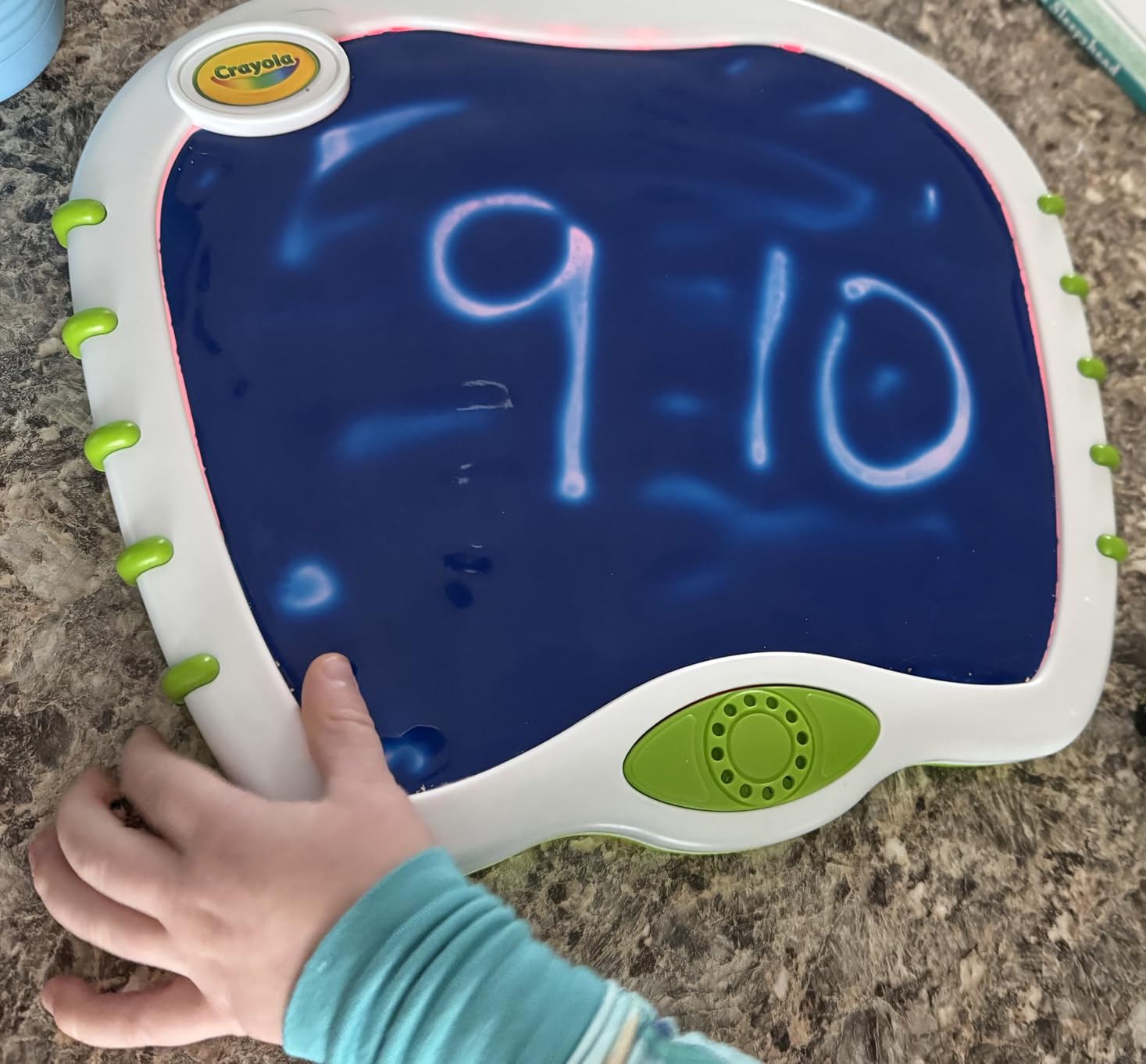 Crayola 2-in-1 Doodle Board for Toddlers, Squishy & Erasable Drawing Tablet, Educational Toddler Toy, Travel Activity, Sketching Pad, Gift for Kids customer photo 2