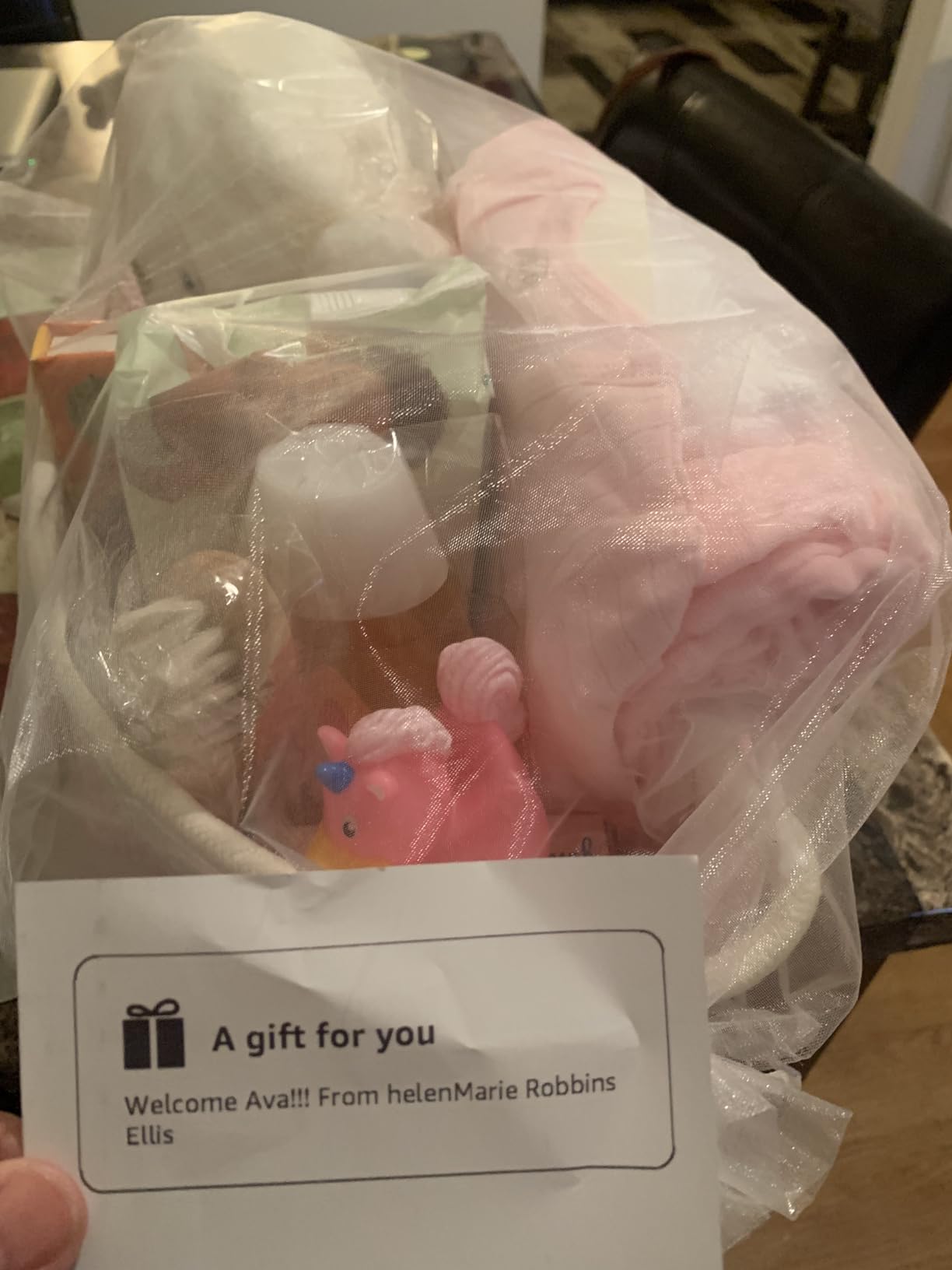 New Baby Girl Gift Basket | Unique Gift Set for a new mom Pink Baby Gift Set. Welcome Baby Care Package All w/Newborn Essentials Bundle for Expecting Moms Baby Shower, After Labor Gift customer photo 1
