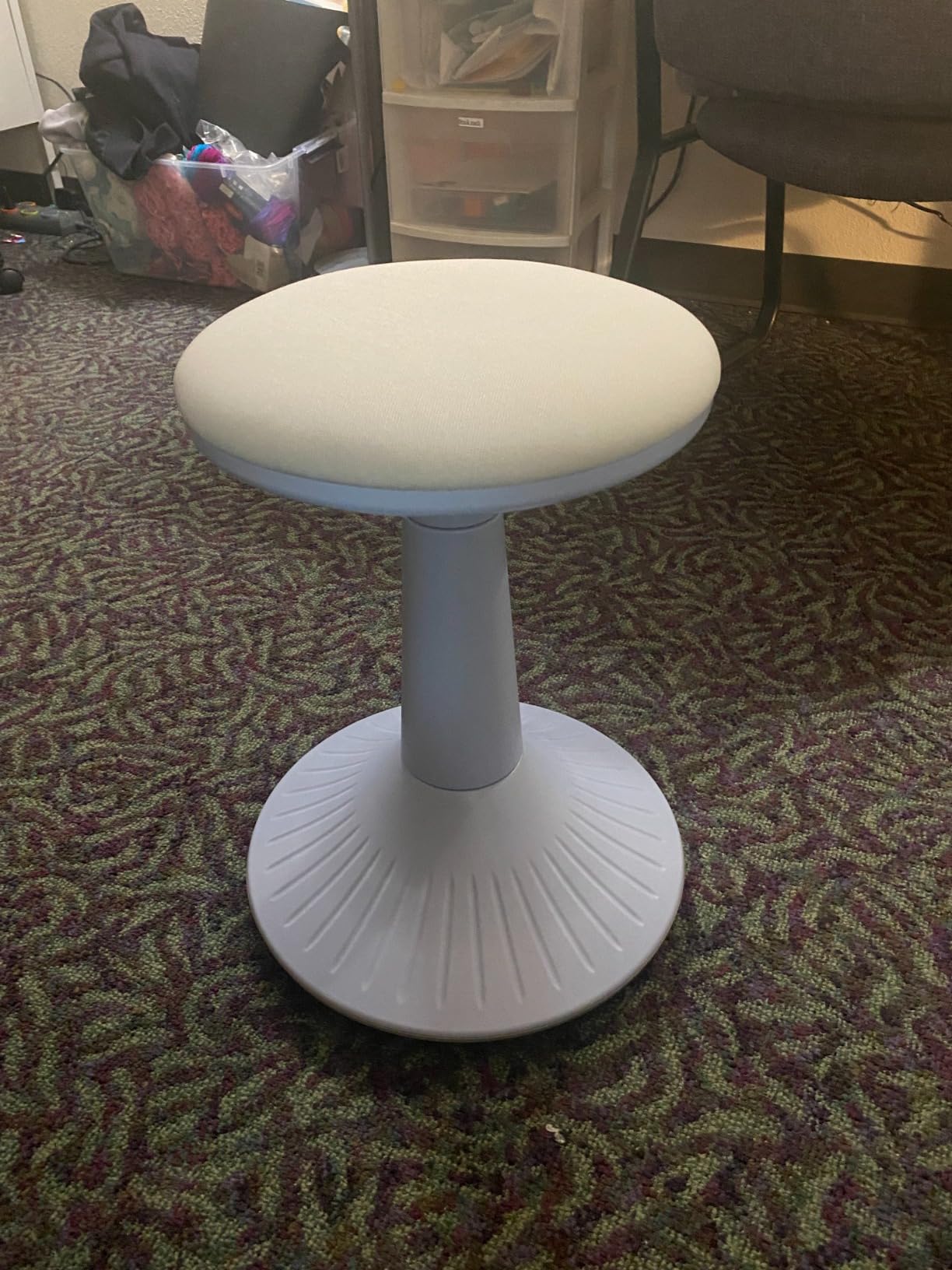 SONGMICS Kids Wobble Chair 6-12Y, Active Sitting Stool with Focus Support, 18.1