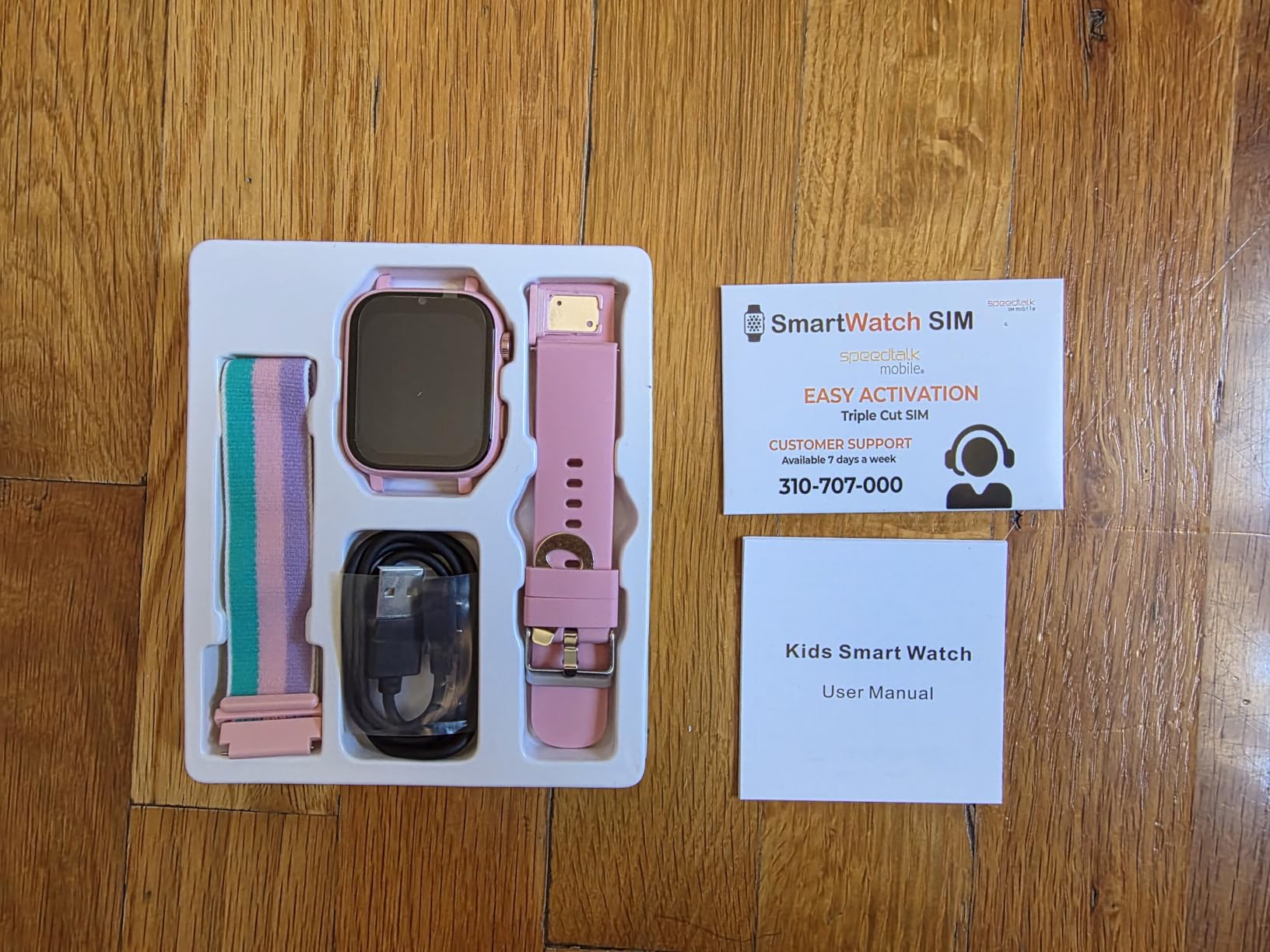 4G Kids Smart Watch Phone GPS, Smartwatch for Boys Girls Ages 4-12 Years with Video Call Chat Class Mode SOS Camera Alarm Games Parental App Touch Watch Gifts for Children (Includes SIM Card) Grey customer photo 2