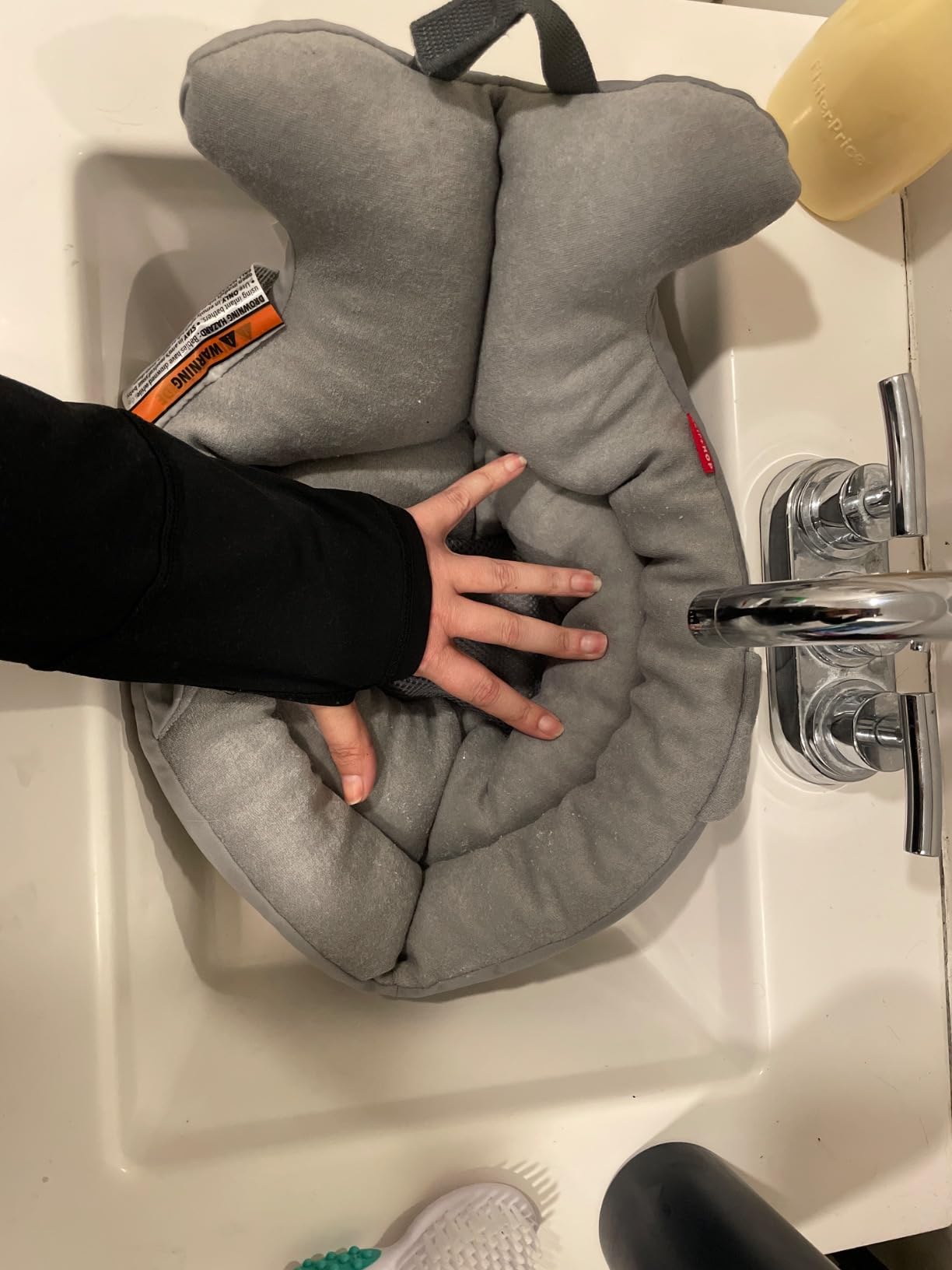 Skip Hop Soft Sink Baby Bath Tub, Moby, Grey customer photo 2