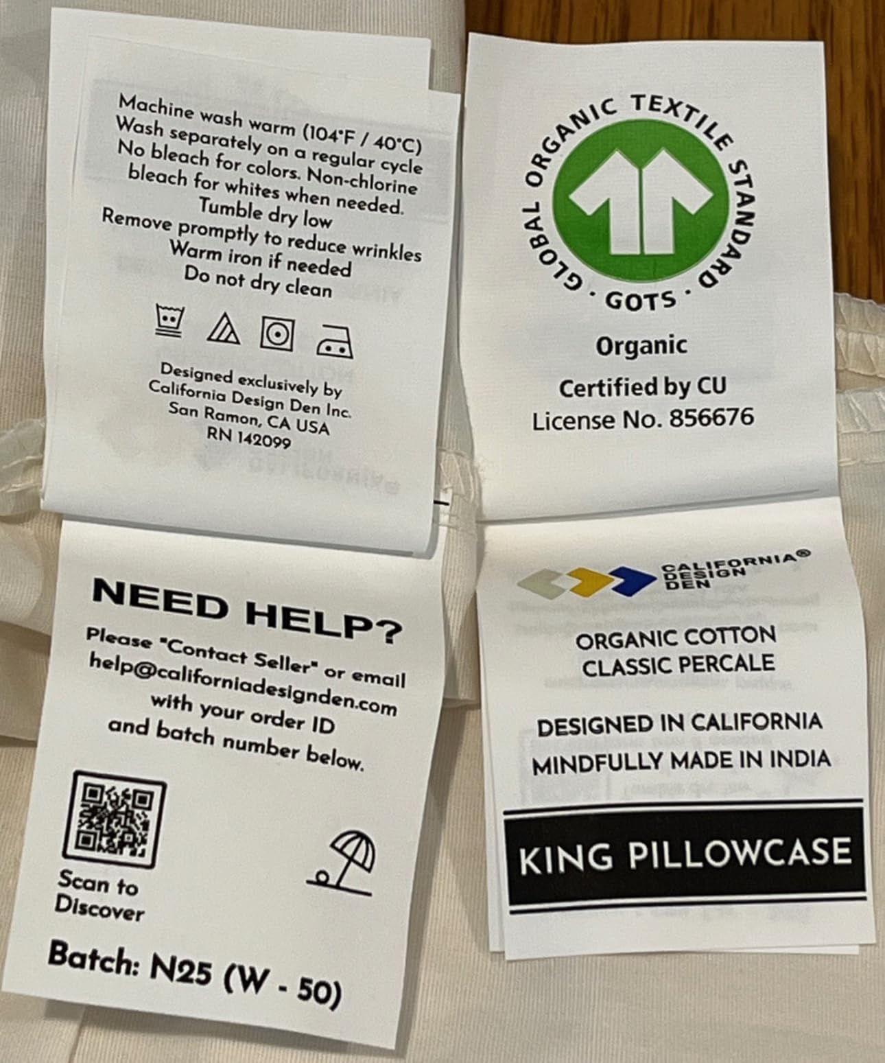 California Design Den Printed Full Size Cotton Sheet Set, 100% Organic Cotton Percale Sheets, Deep Pocket - Llama customer photo 2