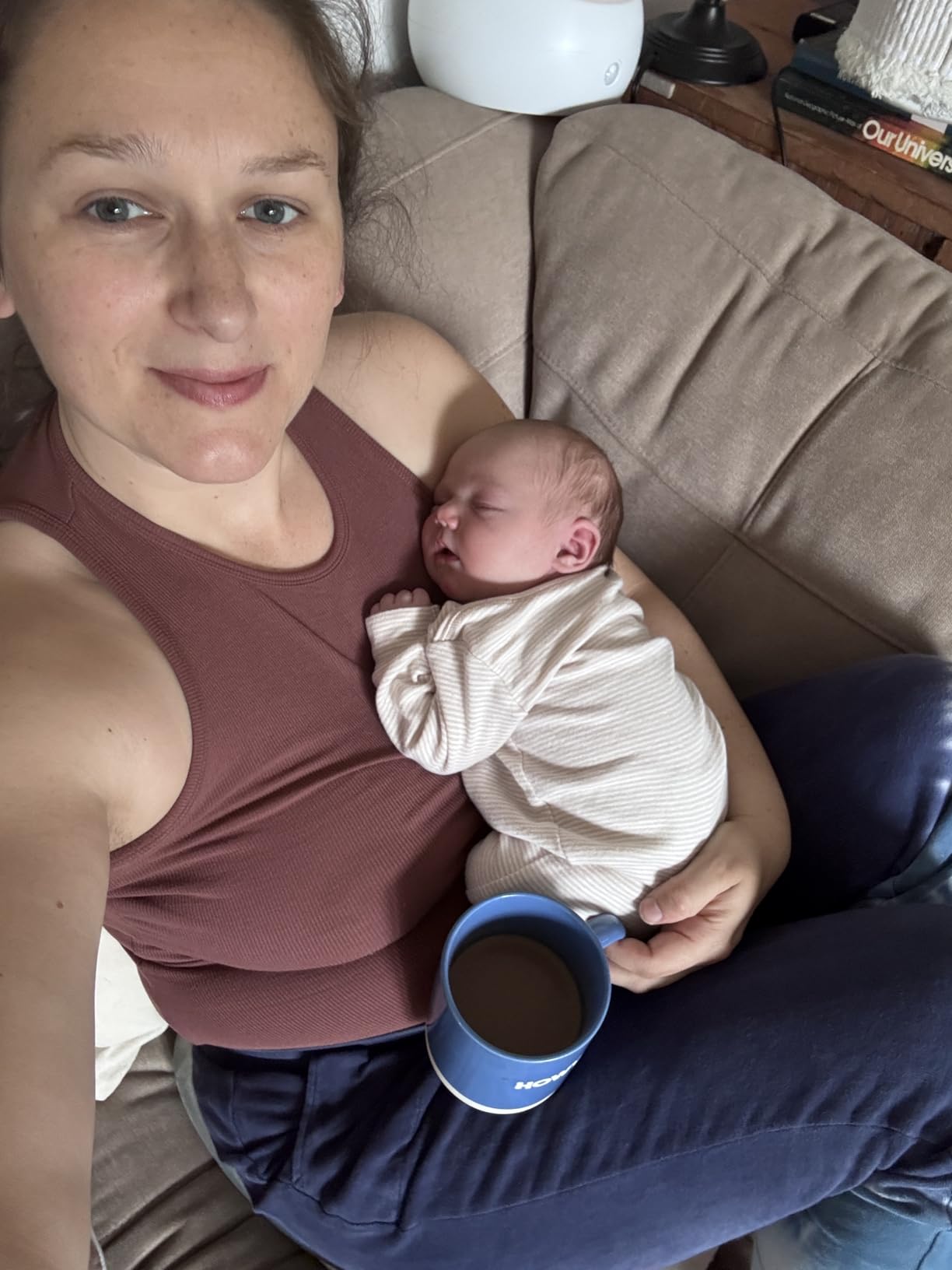 Kindred Bravely Ribbed Racerback Nursing Tank Top | Women's Sleeveless Breastfeeding Shirt customer photo 1