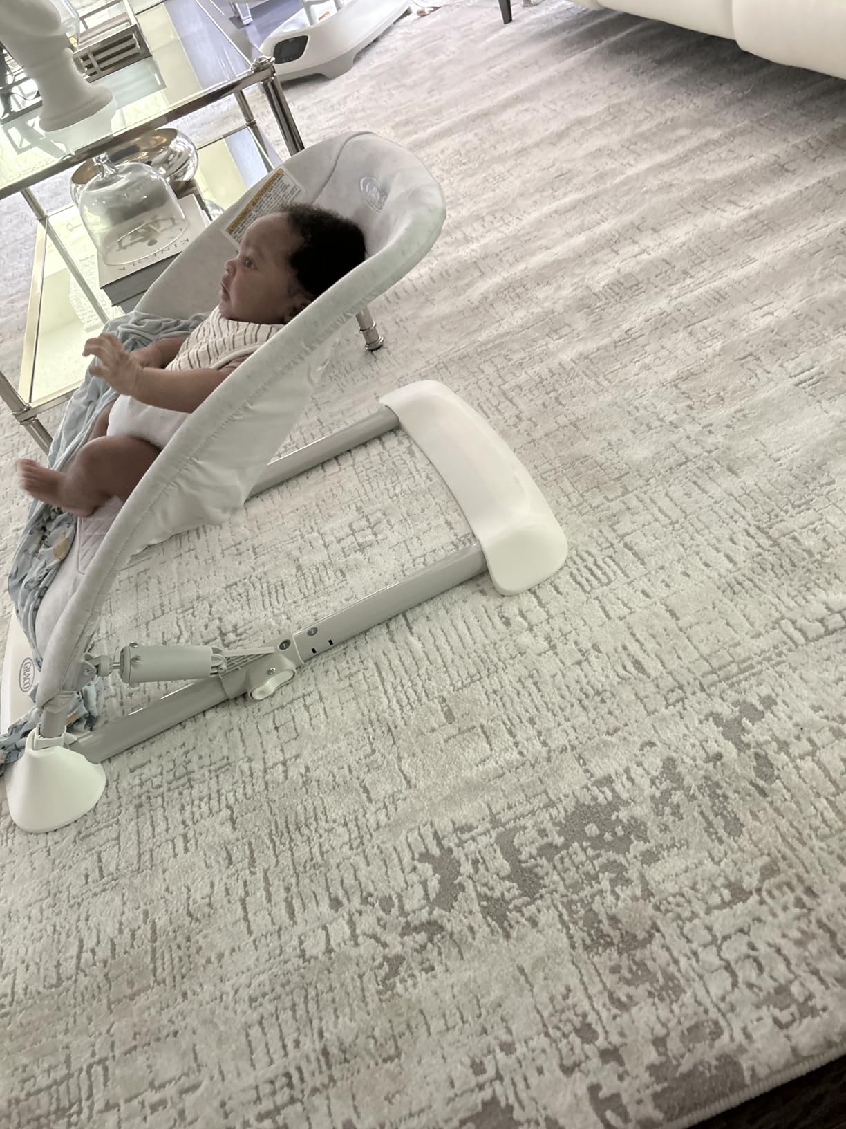 Graco Jumpstart 4-in-1 Adjustable Infant Activity Bouncer & Jumper, Versatile Baby Swing, Floor Seat, and Kids Chair with Snack Tray, Wren customer photo 2