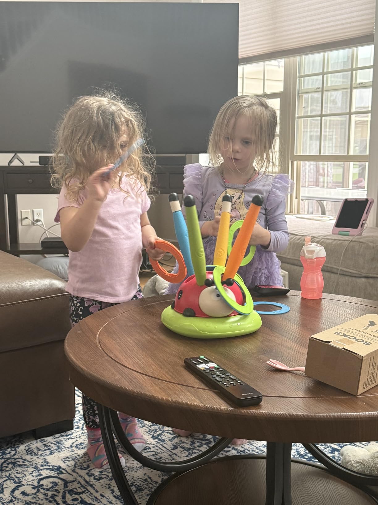 3 in 1 Musical Jump, Toss Ring Game and Stomping Launch Rocket Launcher for Kids Toys for Girls Boys 3-5, Sports & Outdoors Toy for Ages 5-7 with Remote Control Outside Toys for Kids Ages 4-8 customer photo 1