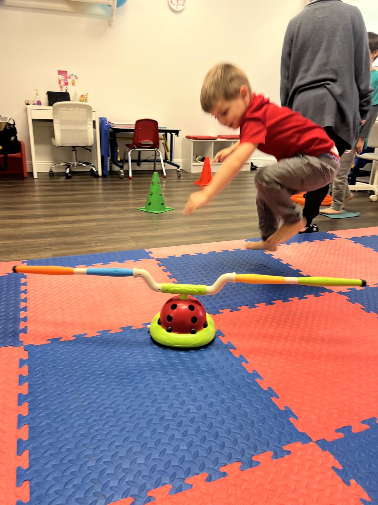 3 in 1 Musical Jump, Toss Ring Game and Stomping Launch Rocket Launcher for Kids Toys for Girls Boys 3-5, Sports & Outdoors Toy for Ages 5-7 with Remote Control Outside Toys for Kids Ages 4-8 customer photo 2