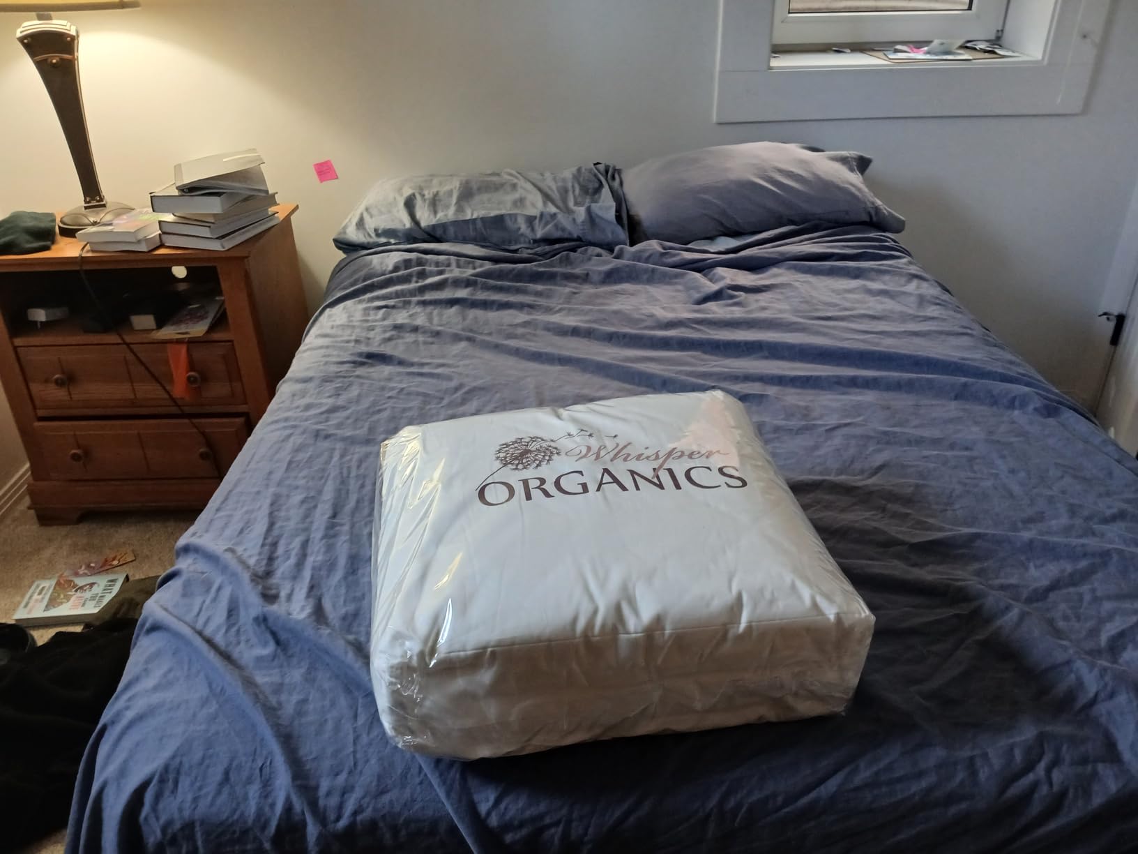 100% Organic Cotton Comforter - Comforter for Summer & All Seasons with Non Clumping Diamond Stitching - Premium Soft & Breathable Duvet Insert - GOTS & Fairtrade Certified (Twin/Twin XL) customer photo 1