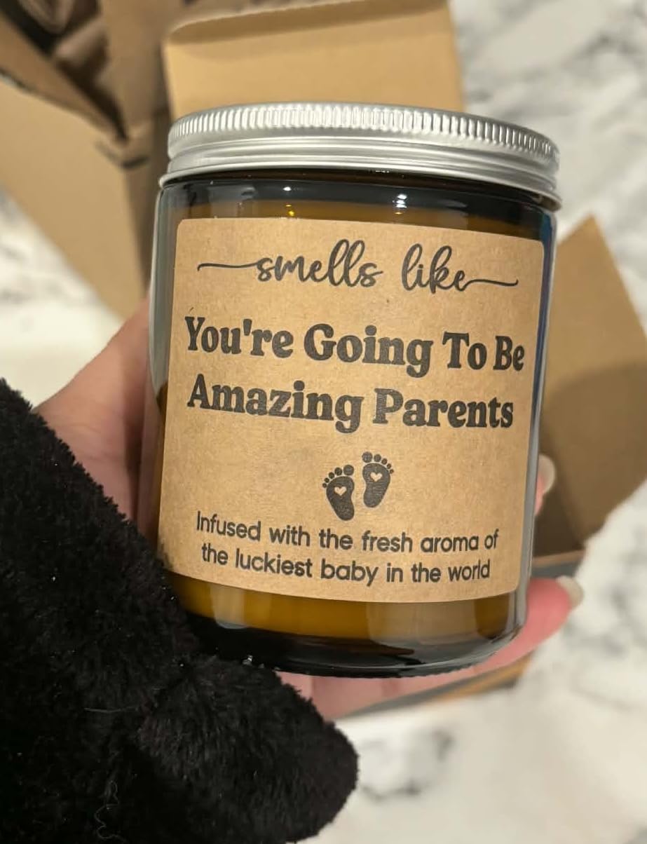 GSPY Candles, New Parents Gifts for Couples, Mom to be, New Dad - First Fathers Day, Mothers Day, Pregnancy, Congratulations Baby, Gender Reveal Gifts for Parents to be, First Time Dad, Expecting Mom customer photo 1
