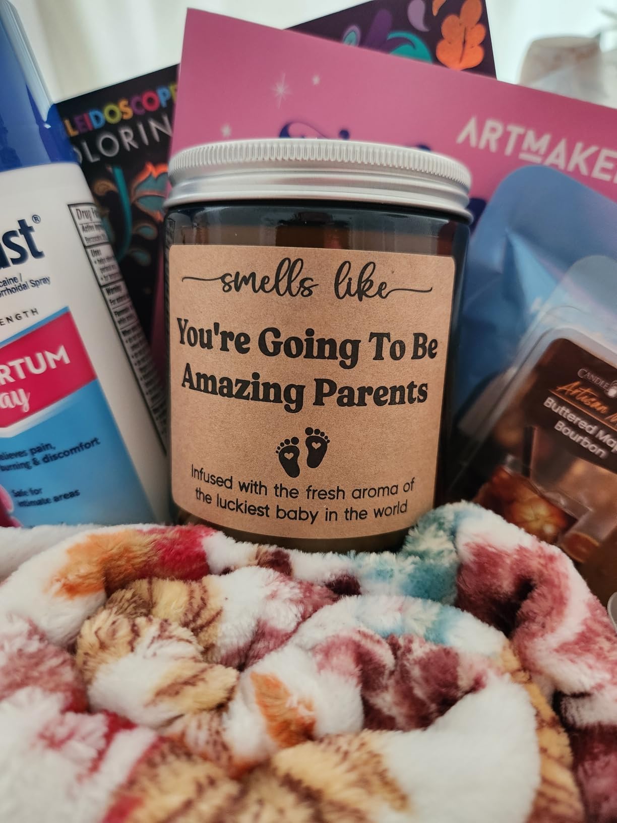 GSPY Candles, New Parents Gifts for Couples, Mom to be, New Dad - First Fathers Day, Mothers Day, Pregnancy, Congratulations Baby, Gender Reveal Gifts for Parents to be, First Time Dad, Expecting Mom customer photo 2