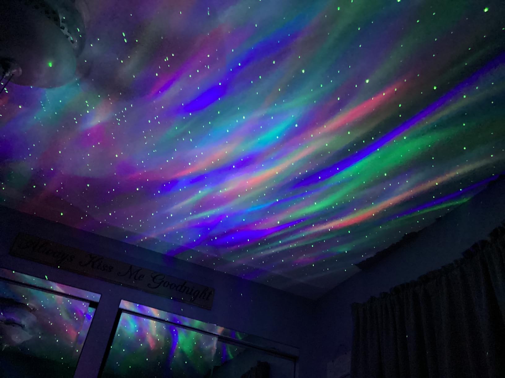 Northern Lights Projector 7-15 Year Old Boy Birthday Gifts for Him Galaxy Projector for Bedroom, 300+ Colors Modes Aurora Light, 15 White Noise Sound Machine & Bluetooth Star Projector Galaxy Lights customer photo 1