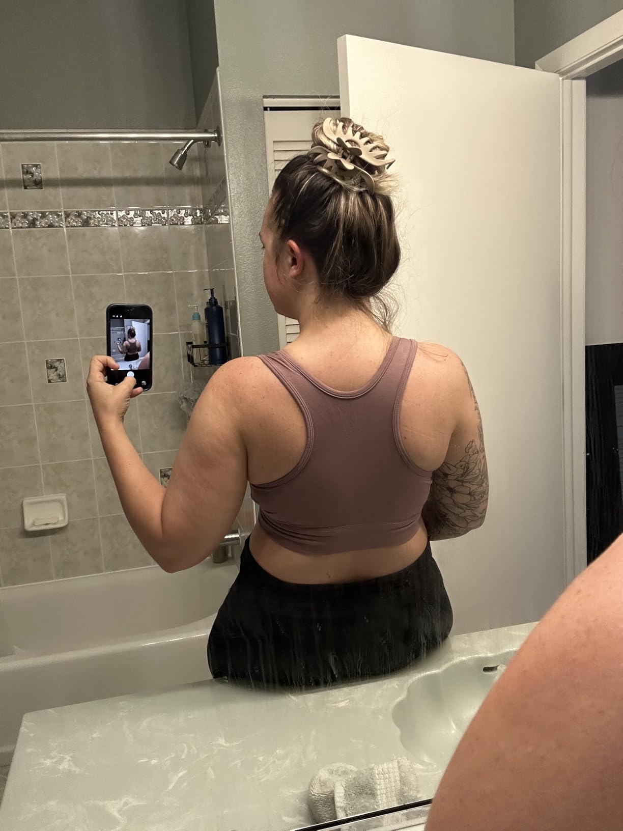 Kindred Bravely French Terry Nursing Bra for Breastfeeding and Sleep, Racerback Crossover, Soft and Stretchy Maternity Bra customer photo 2