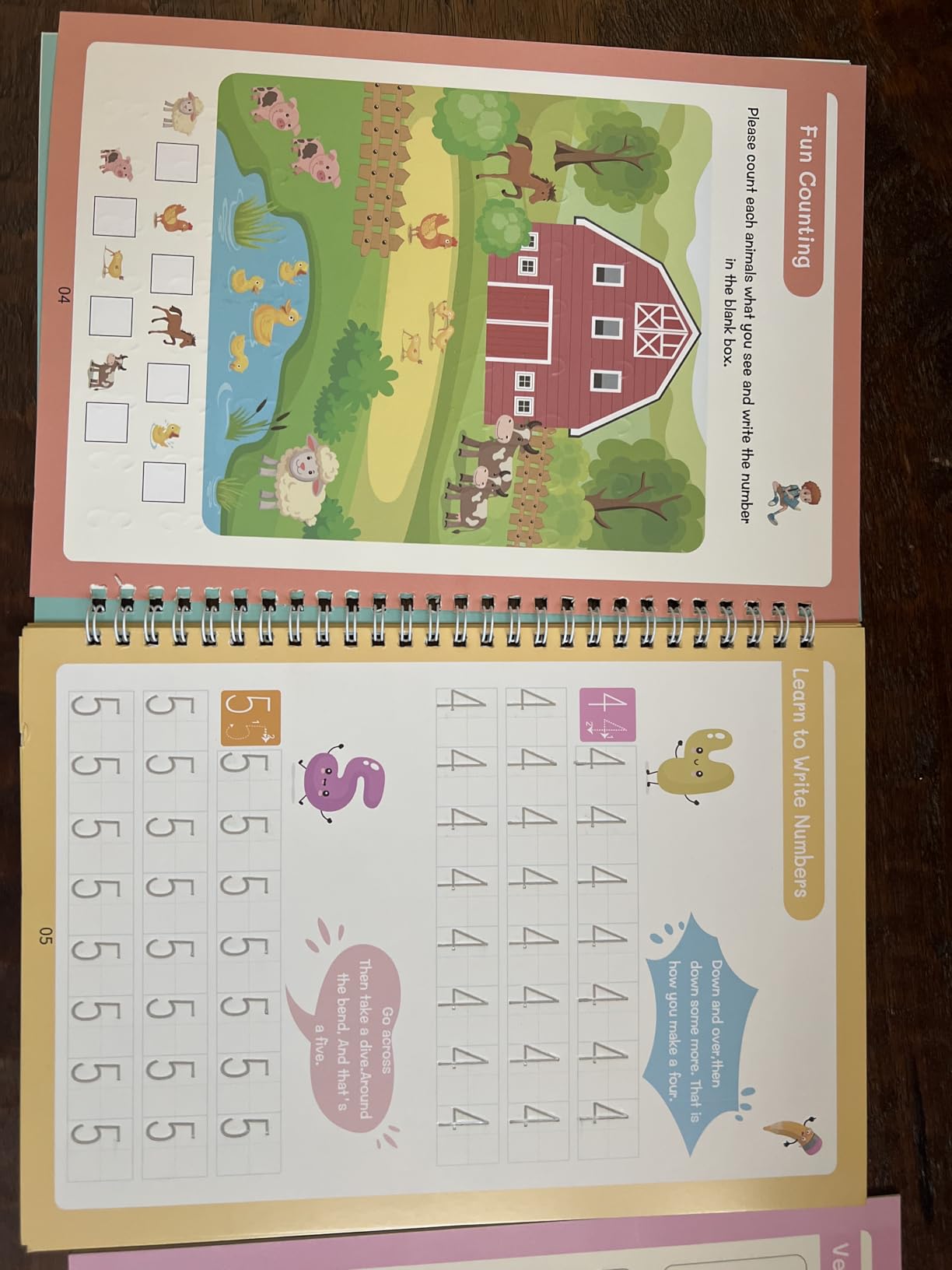 Helsort Large Magic Grooved Practice Copybook for Kids, Reusable Grooved Handwriting Workbook, Learn to Write Number Letter Tracing for Kids Ages 3-8 Kindergarten Preschool Calligraphy 10.2x7.3 customer photo 2