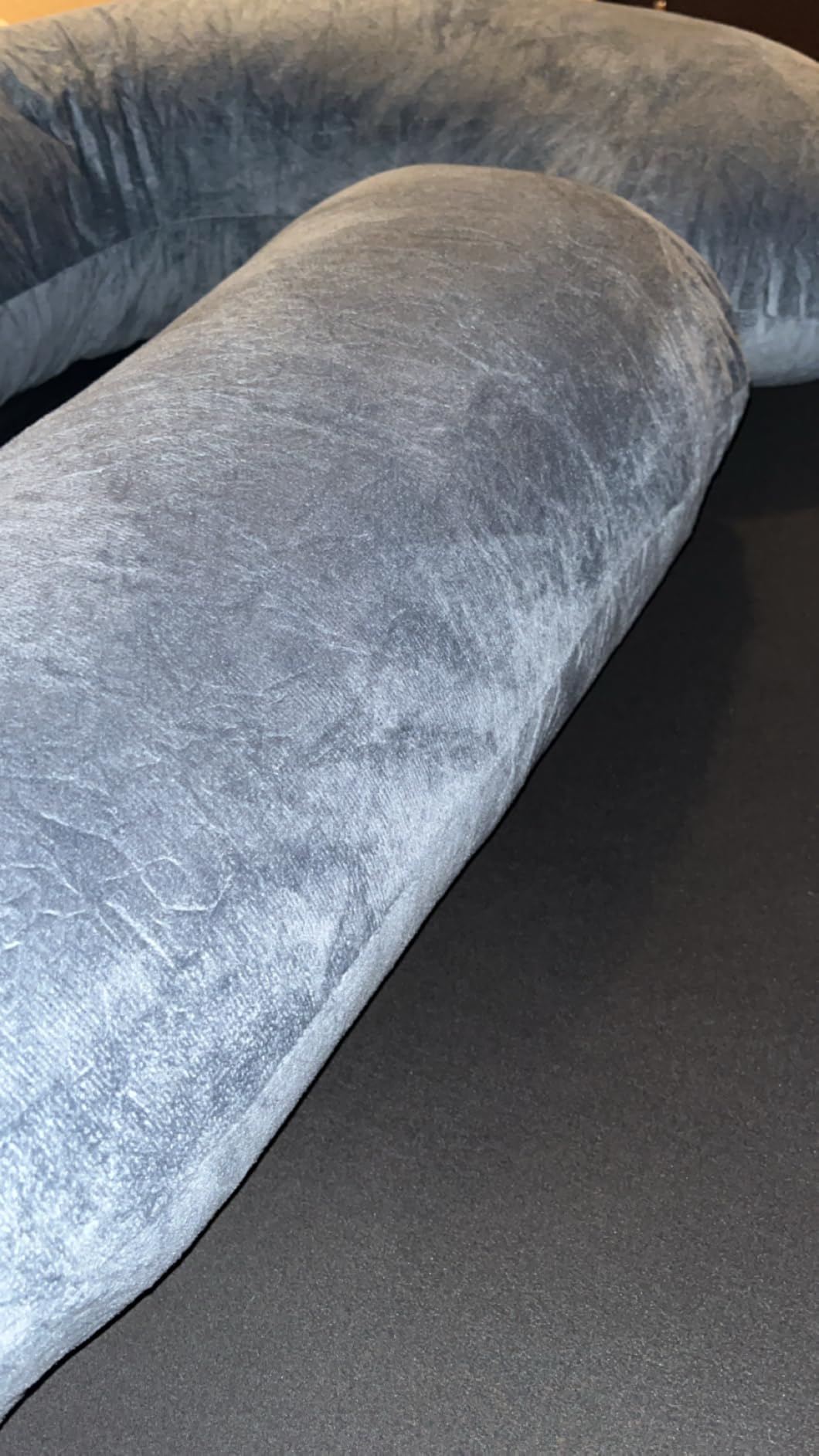 ALLOPERA Pregnancy Pillow, Full Body Maternity Pillow 57 inch, with Removable Washable Cover - Sleep Support for Legs, Back, Neck, Shoulder, HIPS, Belly for Pregnent Women (Cooling Cover) customer photo 2