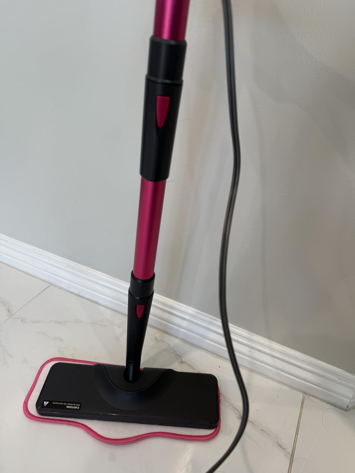 Schenley 19-in-1 Steam Mop Dual-Rod Design with Detachable Handheld Steamer for Walls, Grouts, Hard Floors, Tiles, includes Multi-purpose Accessories, Washable Microfiber Pads and Disposable Pads customer photo 2