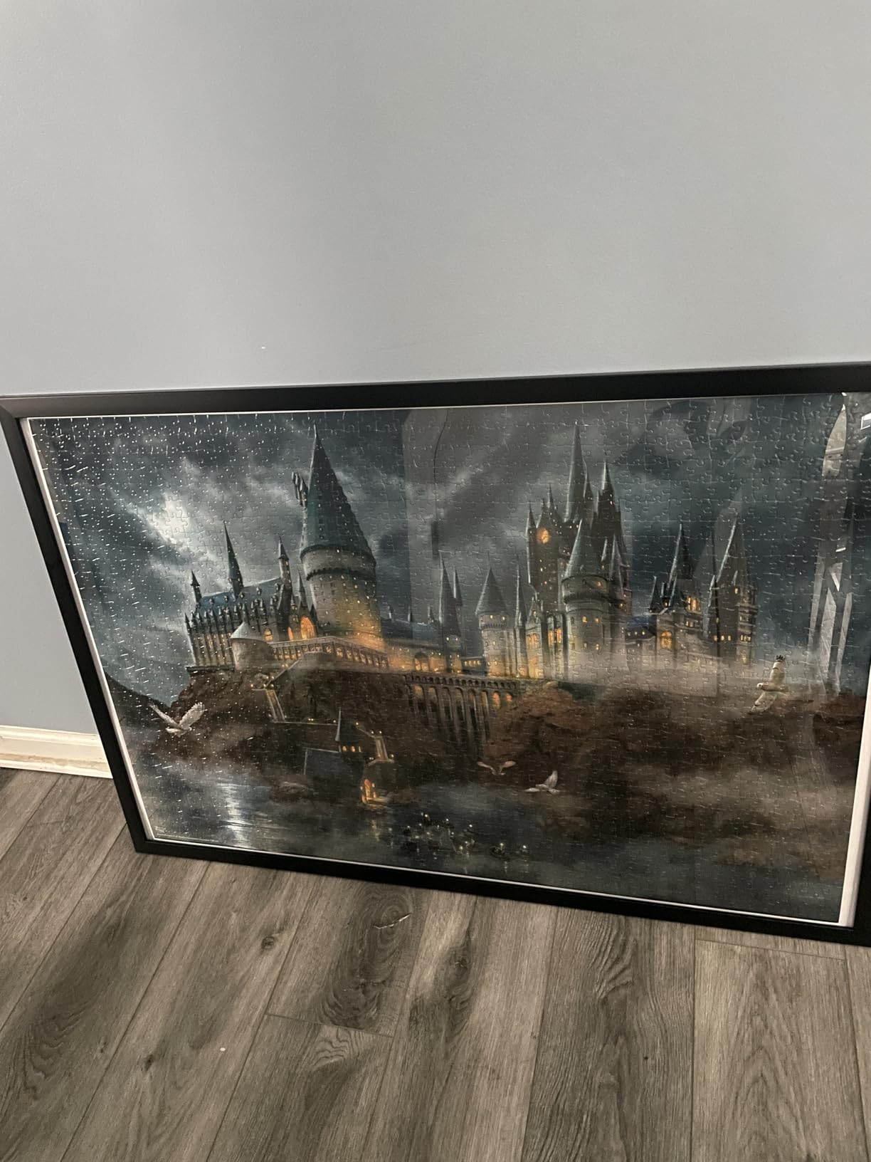 Ceaco - Thomas Kinkade - Harry Potter - Hogwart's Castle - 1500 Piece Jigsaw Puzzle customer photo 1