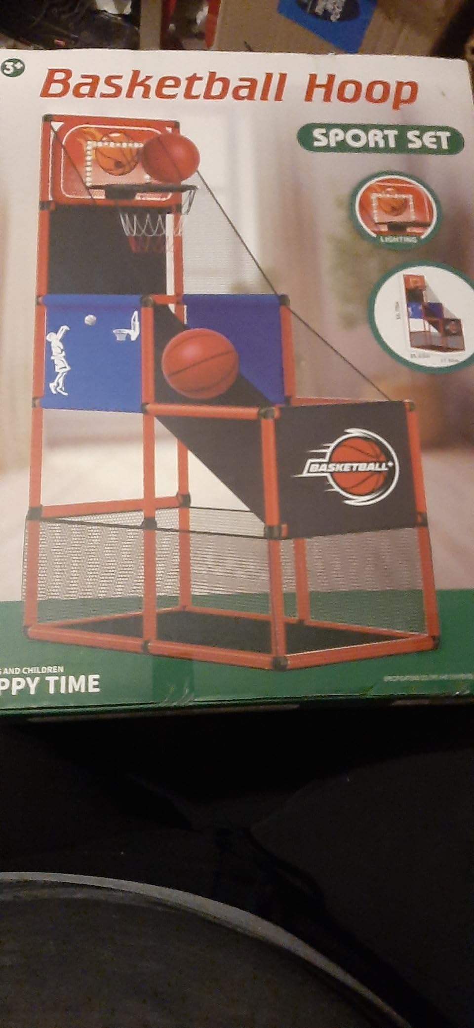 M SANMERSEN Kids Double Basketball Hoop Arcade Game Set with 6 Balls Electronic Scoreboard LED Light, Indoor & Outdoor Play, Birthday/Halloween for 3-8 Year Old Boy and Girl customer photo 2