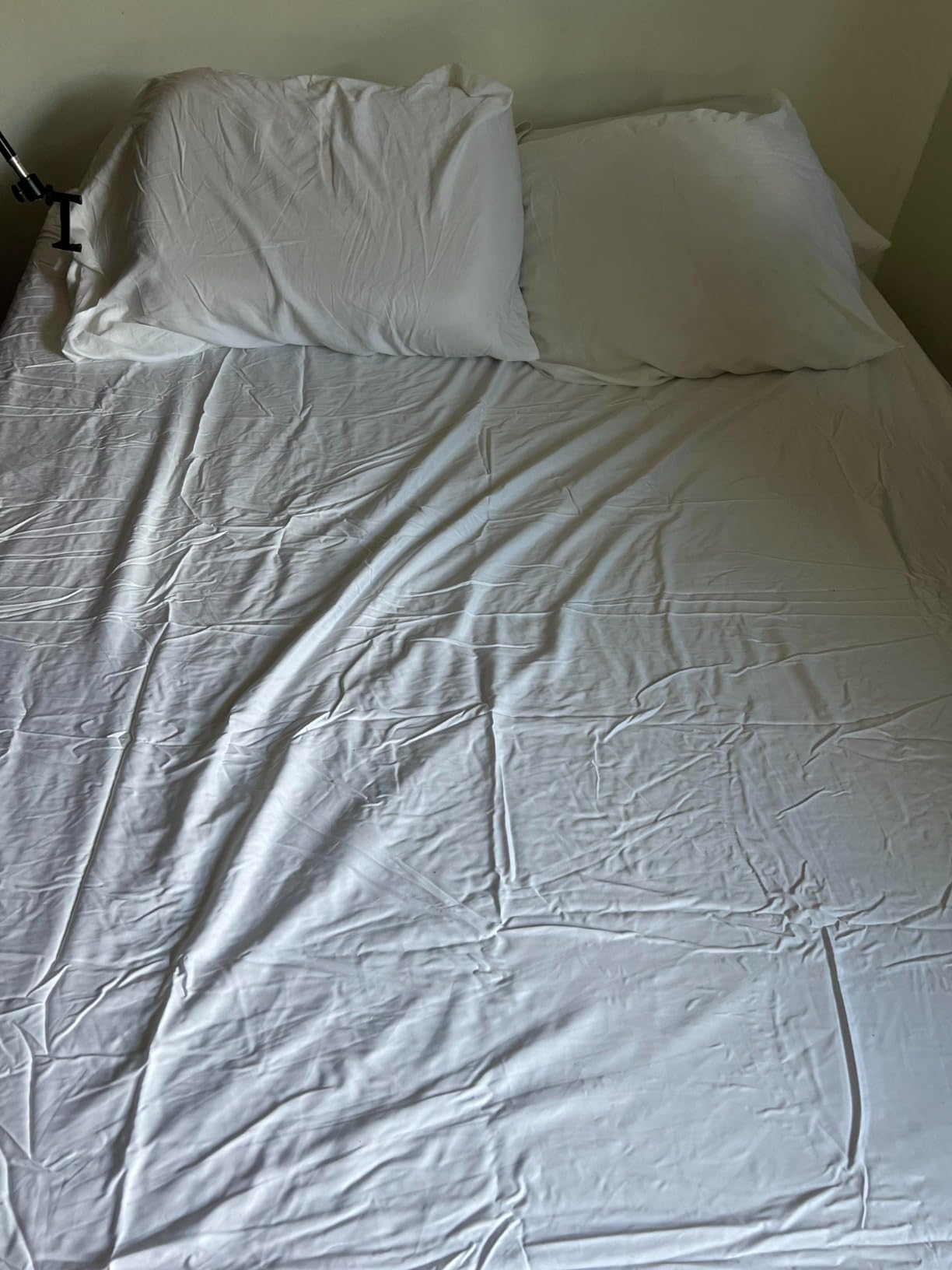 Crib Fitted Sheet Bamboo Viscose 400 Thread Count - Cooling Crib Sheet for 52x28+8 Standard Crib and Toddler Mattresses (Sky Blue) customer photo 1