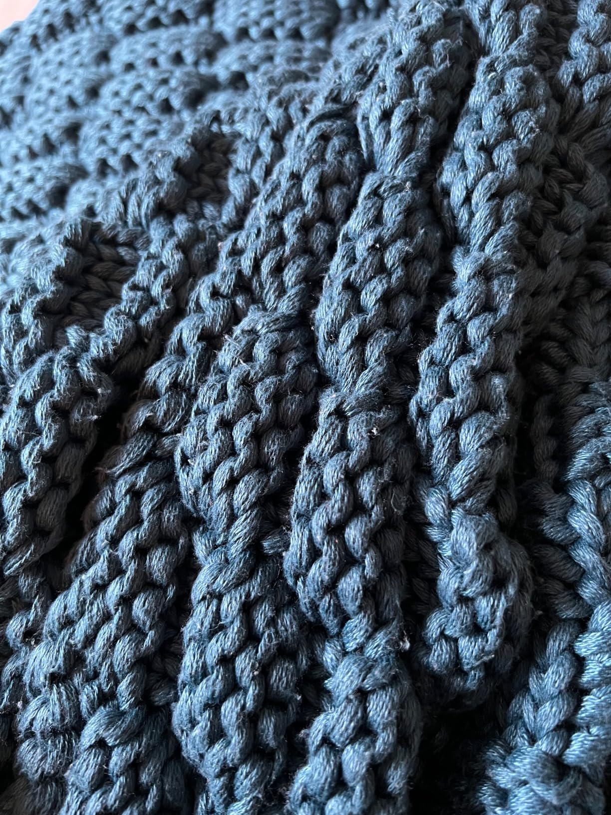 Knitted Weighted Blanket Kids, No Beads Heavy Blanket 36