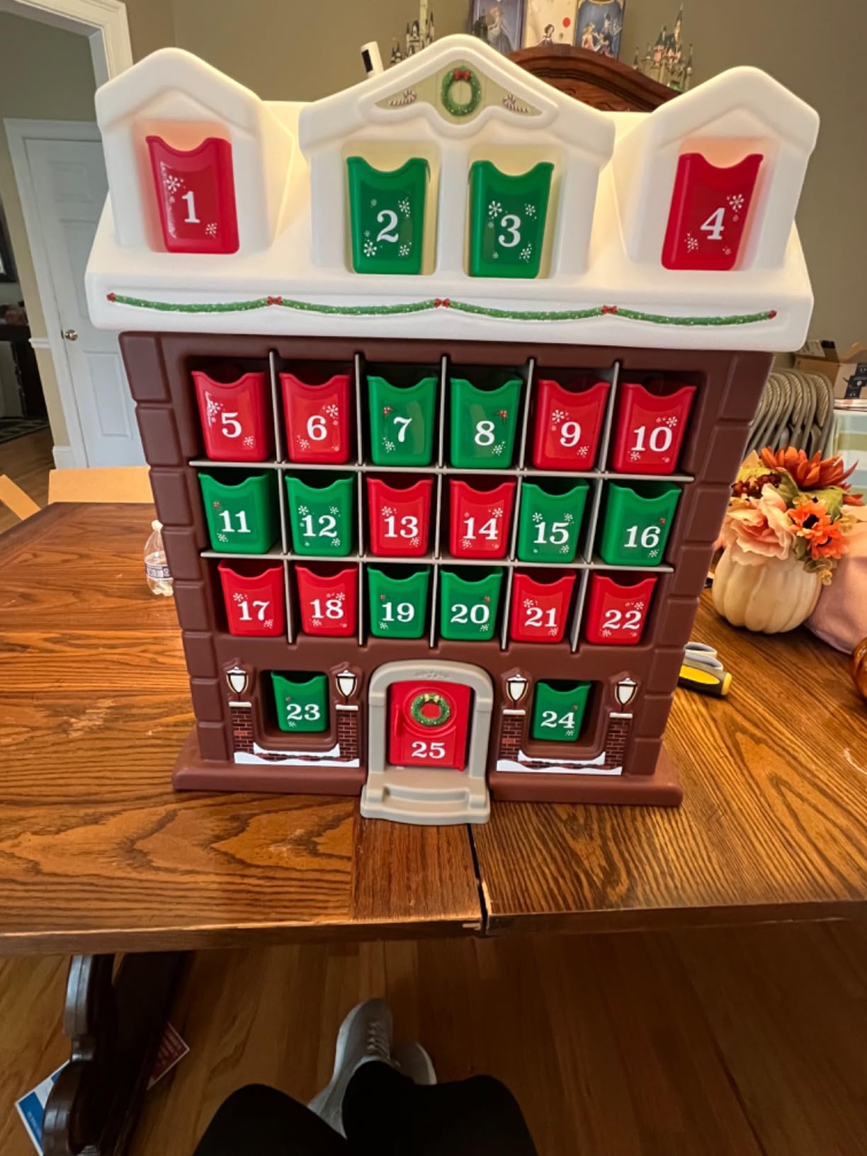 Step2 My First Advent Calendar, Kids Interactive Christmas Toy, Includes 25 Toy Refillable Bins customer photo 1
