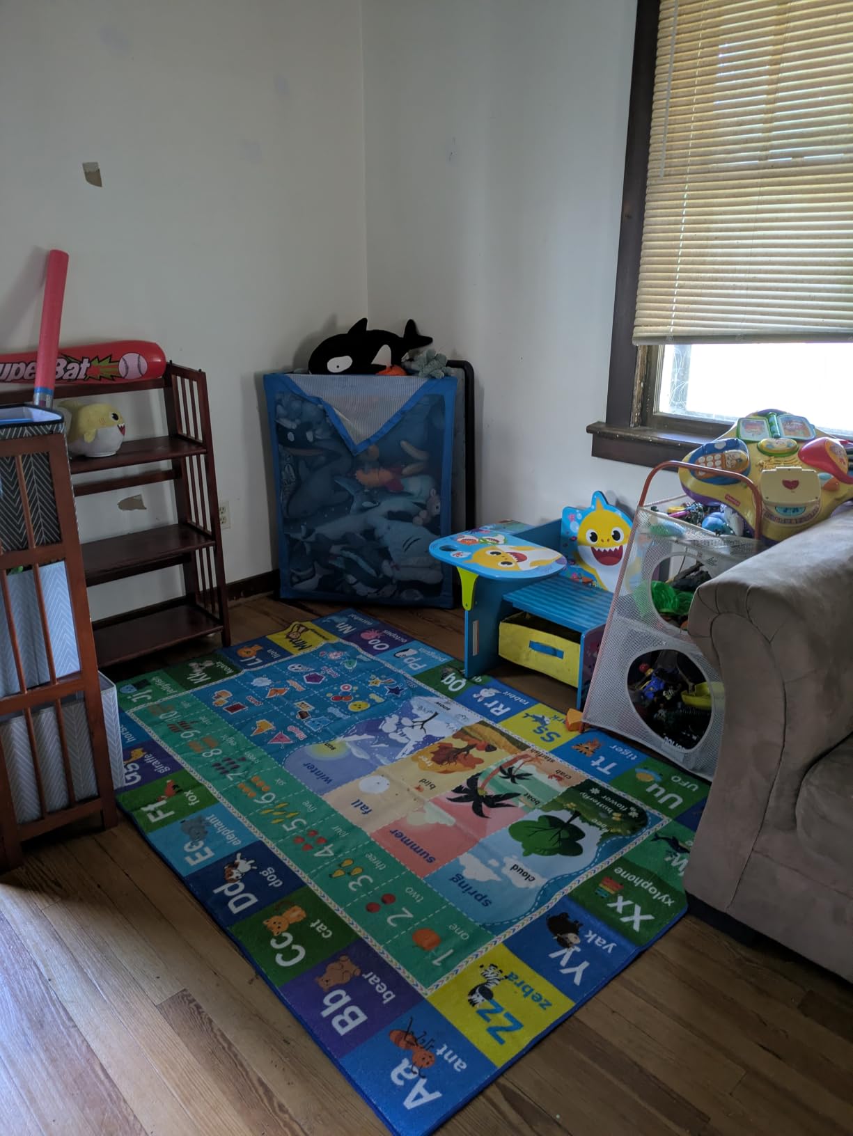 Macgace ABC Kids Rug for Playroom, 3x5 Washable Classroom Area Rugs, Toddler Educational Play Mat with Alphabet Numbers Seasons Shapes, Learning Fun for Preschool Children, Colorful customer photo 2