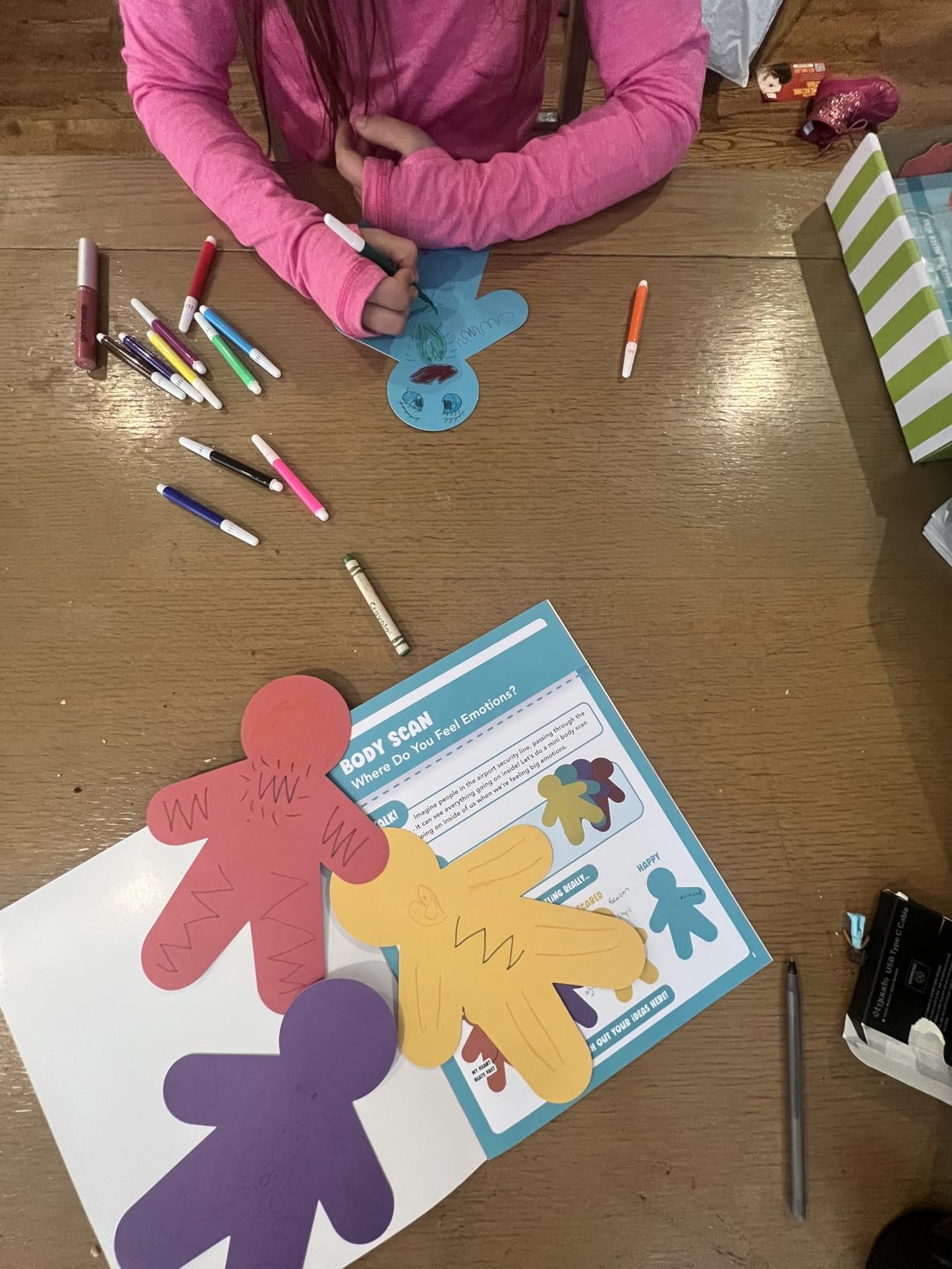 Open The Joy Calming Crafts Kit for Kids - Mindfulness Art Activities, DIY Stress Relief Projects, and Sensory Play for Emotional Wellness - Ages 4 and Up customer photo 1