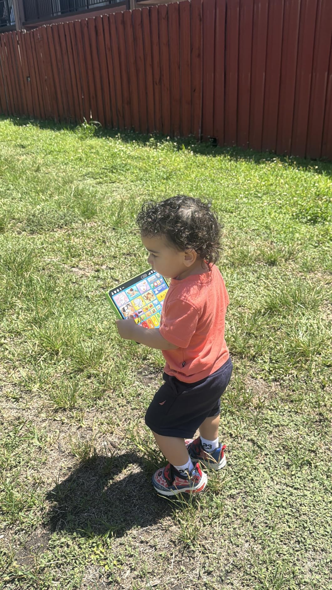 hahaland 5-Language Learning Tablet for Toddlers 1-3 - New Version Educational Toy with Sounds & Speech Therapy - Early Development Gifts for Boys, Girls, Baby, Toddler, Ages 1 2 3 customer photo 1
