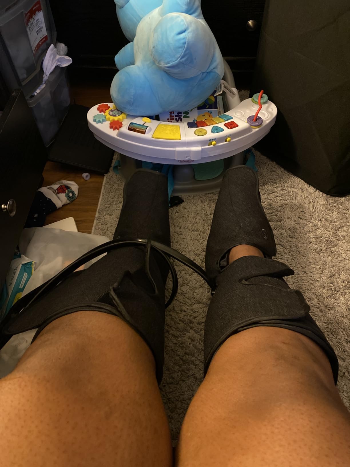 AICUTTI Air Compression Leg Massager with Heat for Foot, Calf, Knee & Thigh - Gifts for Christmas, Mother's Day, Father's Day - Leg Massage Boots for Women & Men - Relieves Muscle Tension and Pain customer photo 2