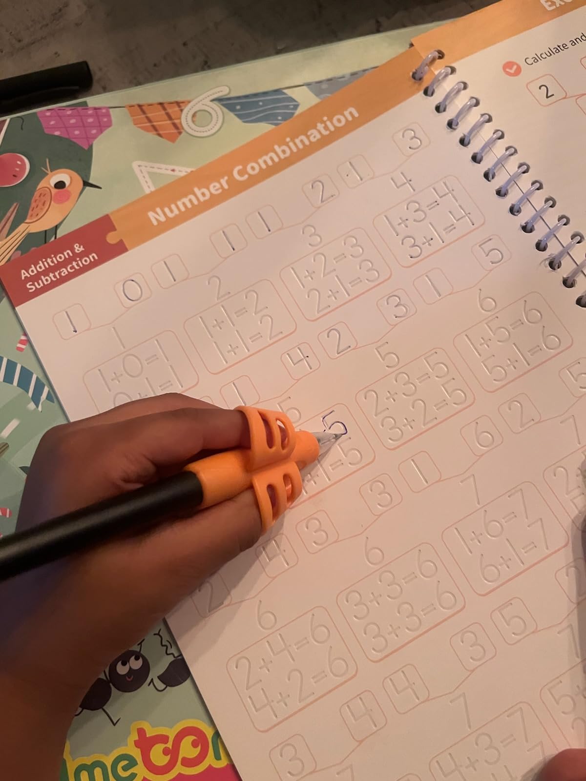 TIME X Magic Grooved Writing Practice Books, Reusable 3D Groove Handwriting Practice Workbooks for Kids Ages 3-8, Large Preschool Writing Books with Disappearing Ink for Kids 5-7 (Practice 6-Books) customer photo 1