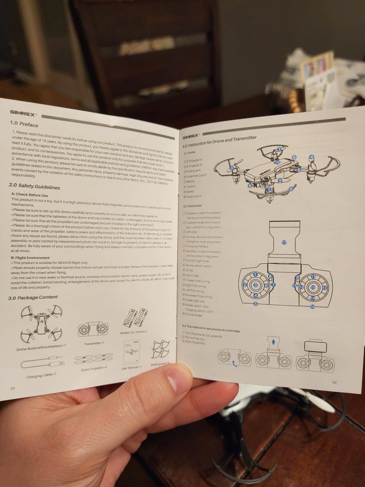 SIMREX Mini Drone with 720P Camera for Kids & Beginners - Foldable RC Quadcopter, Optical Flow Positioning, Altitude Hold, 3D Flip, 2 Batteries 20Min Flight, Safe & Easy Indoor Outdoor Flying Toy Gift customer photo 2