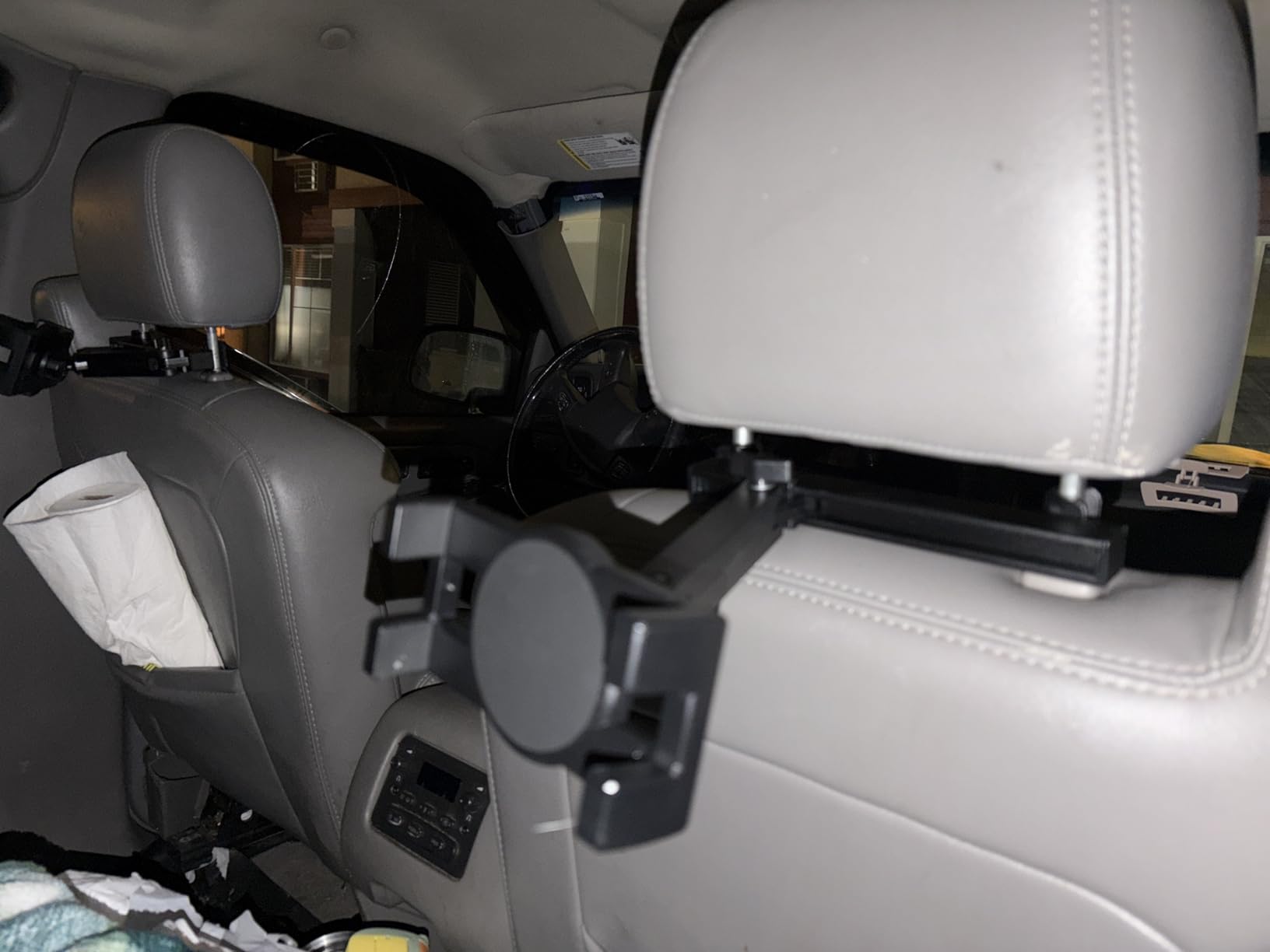 bokilino Tablet Holder for Car Headrest, [3 in 1 Adjustable Extension Arm] iPad Car Mount for Back Seat, Road Trip Essentials for Kids, for 4.7-12.9