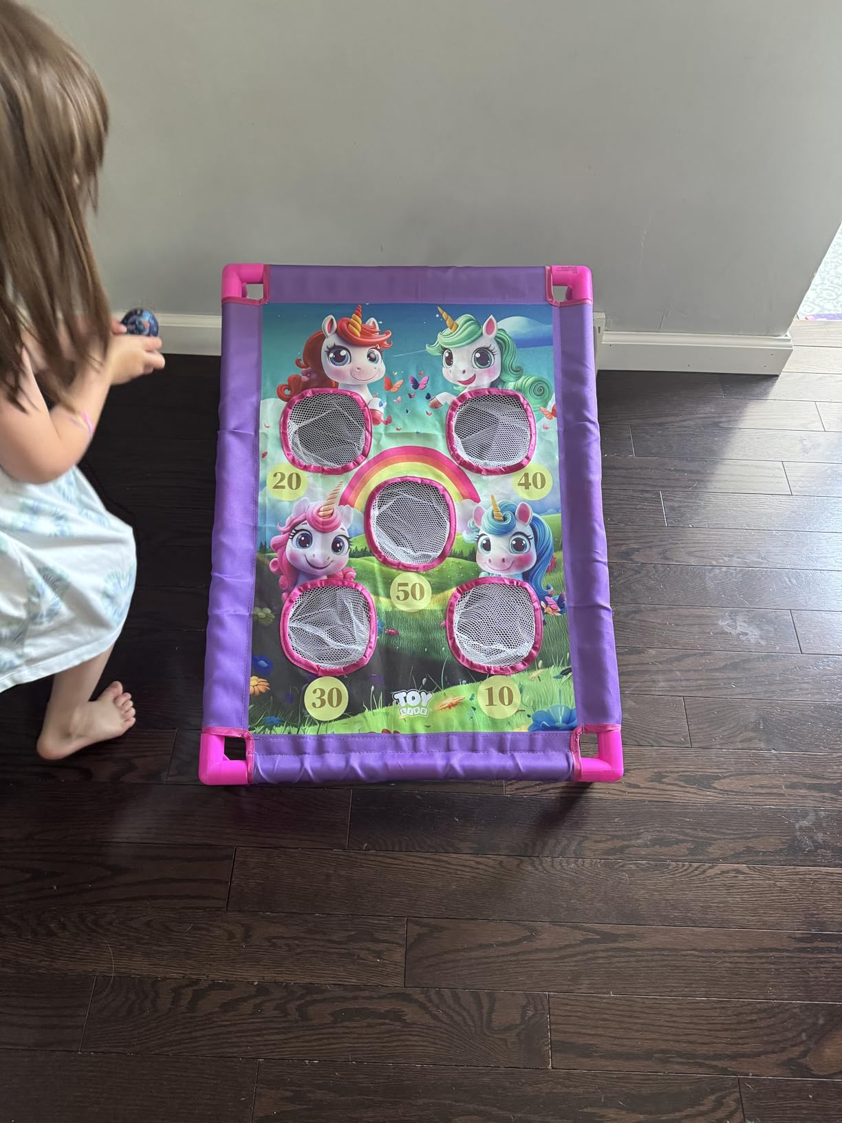 TOY Life Bean Bag Toss Game, Carnival Party Games, Cornhole Set for Kids Outdoor Games, Outside Toys for Kids Ages 4-8, Yard Outdoor Toys for Toddlers 3-5, Gifts for 3 4 5 6 7 Year Old Girls & Boys customer photo 1