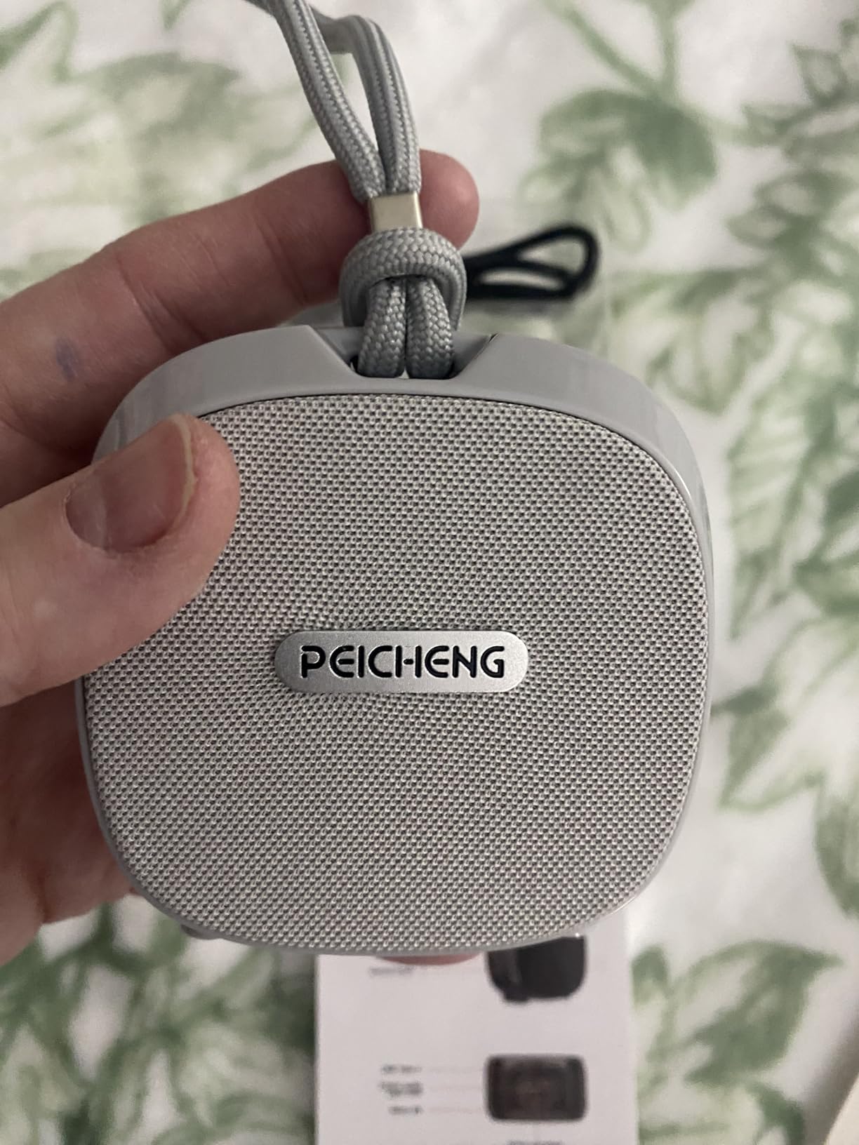 PEICHENG Speaker, Small Portable Bluetooth Wireless IPX5 Waterproof Shower Speaker,Loud Stereo Sound Deep Bass,TWS Paire, RGB Lights,Long Playtime for Outdoor Party, Great Gift,1PC(Pink) customer photo 1