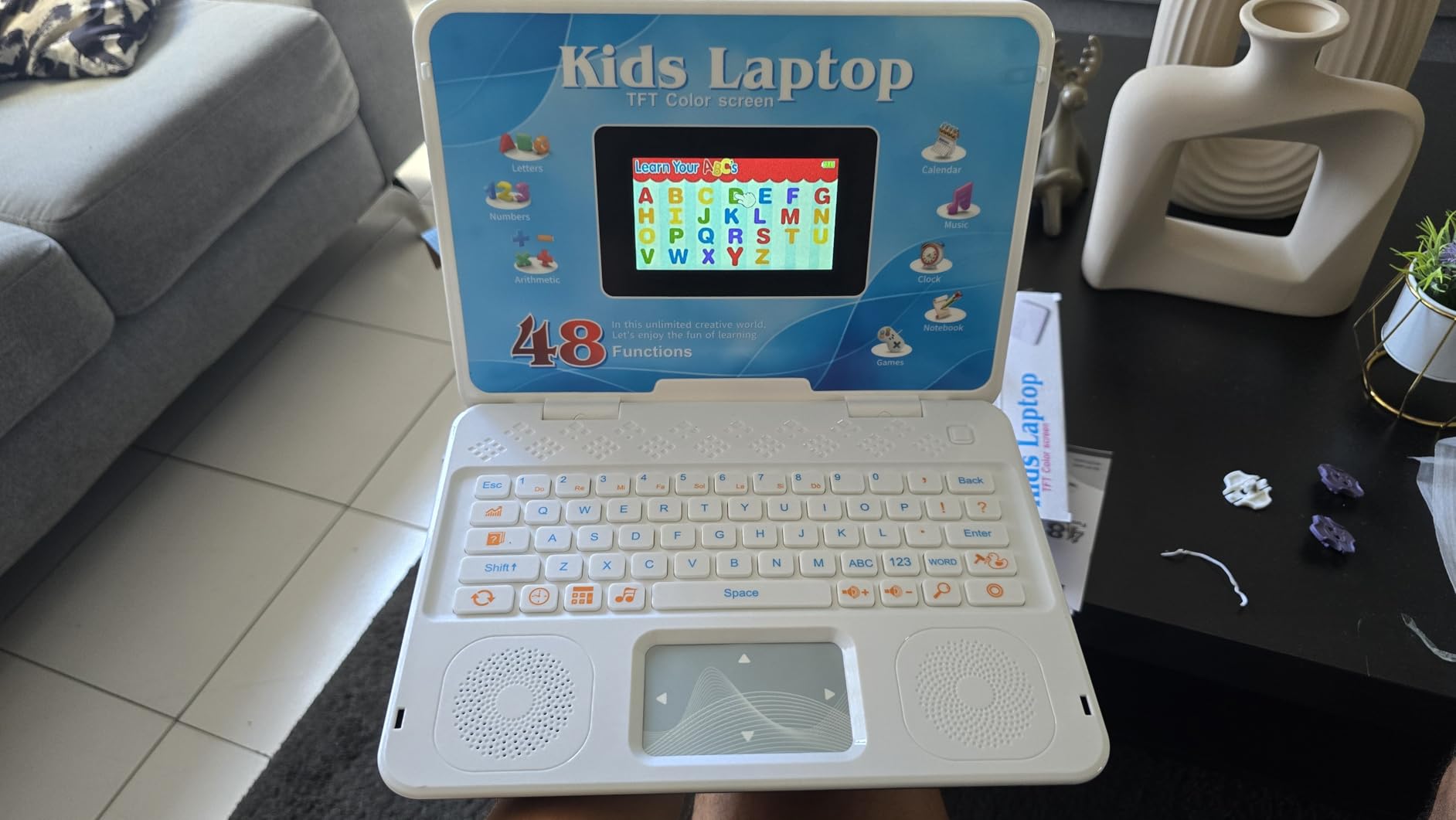 Kids Laptop, Educational Color Screen Laptop with 48 Learning Modes, Laptop for Kids Ages 5+ customer photo 1