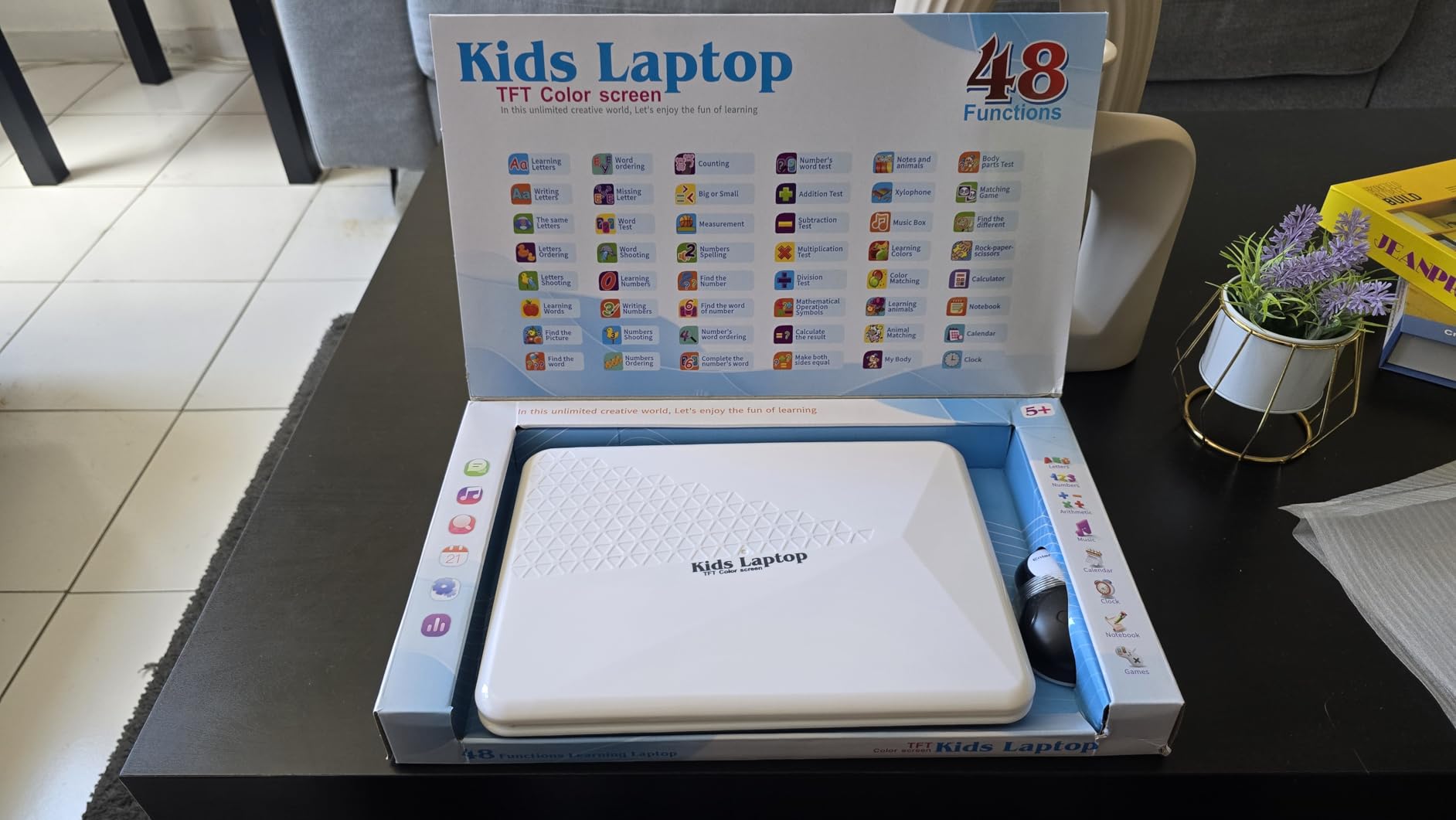 Kids Laptop, Educational Color Screen Laptop with 48 Learning Modes, Laptop for Kids Ages 5+ customer photo 2